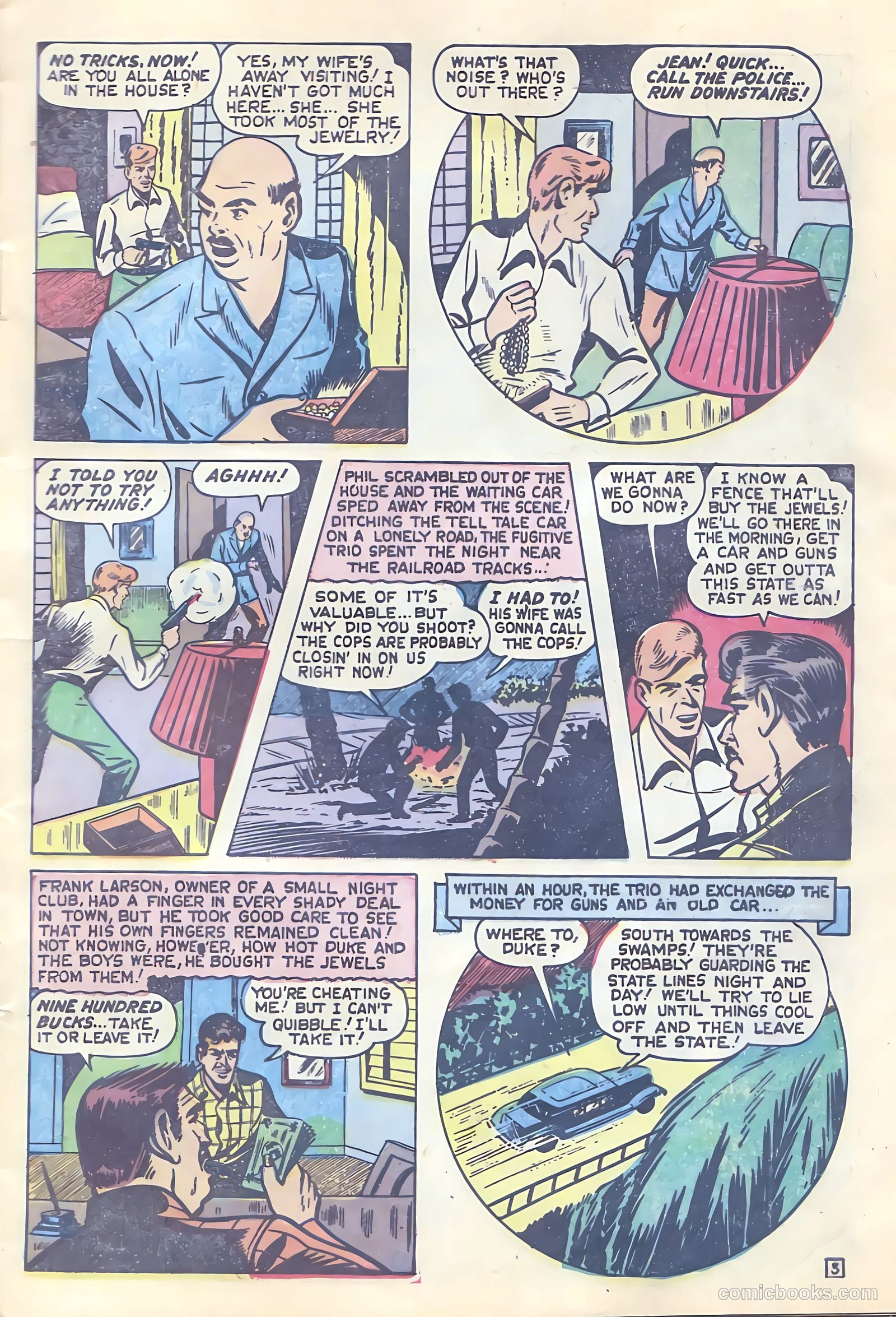 All-Famous Police Cases #10 (1953) — page 7 of 36
