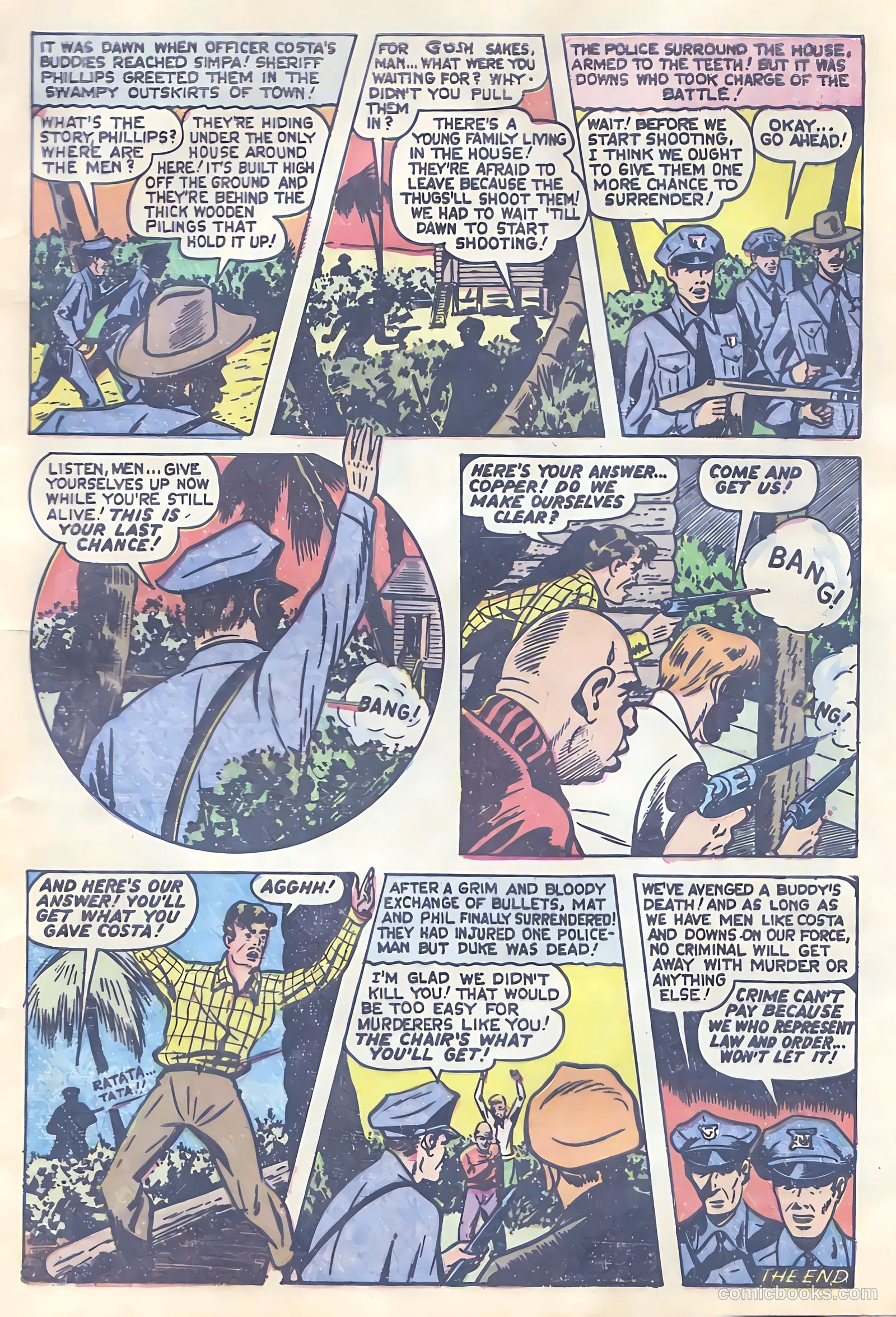 All-Famous Police Cases #10 (1953) — page 9 of 36