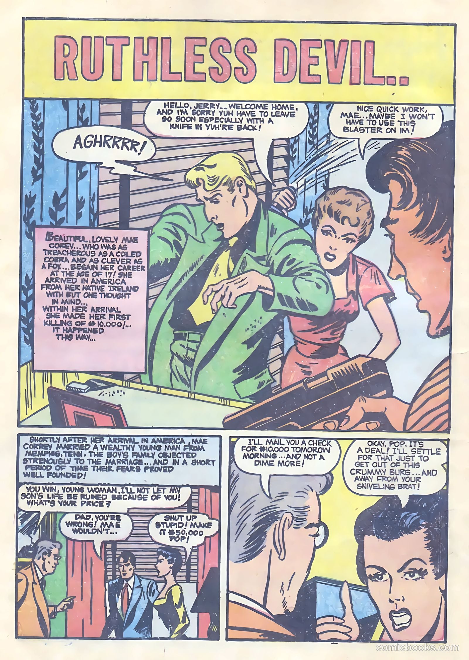 All-Famous Police Cases #10 (1953) — page 12 of 36
