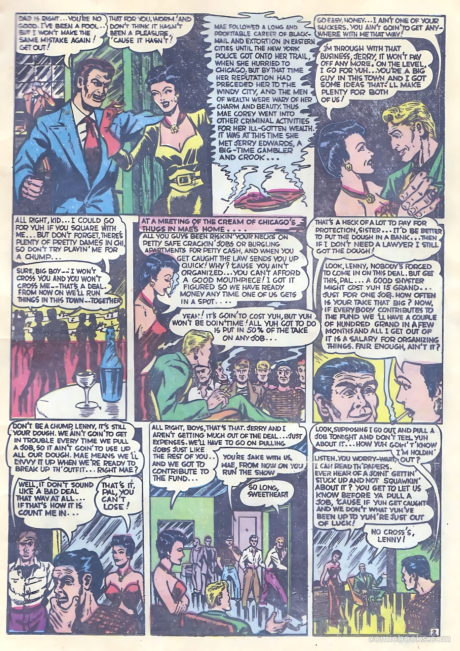 All-Famous Police Cases #10 (1953) — page 13 of 36