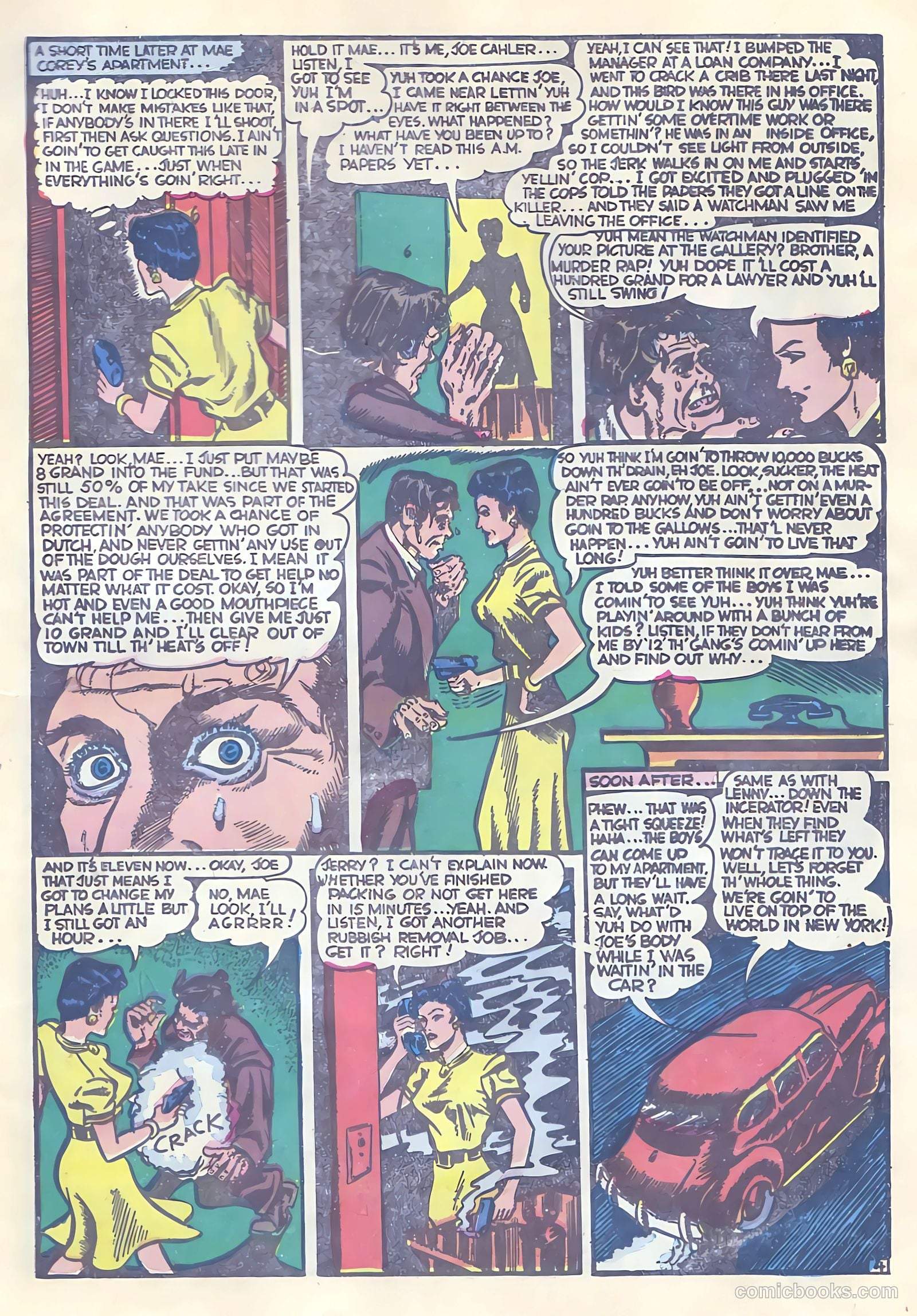 All-Famous Police Cases #10 (1953) — page 15 of 36