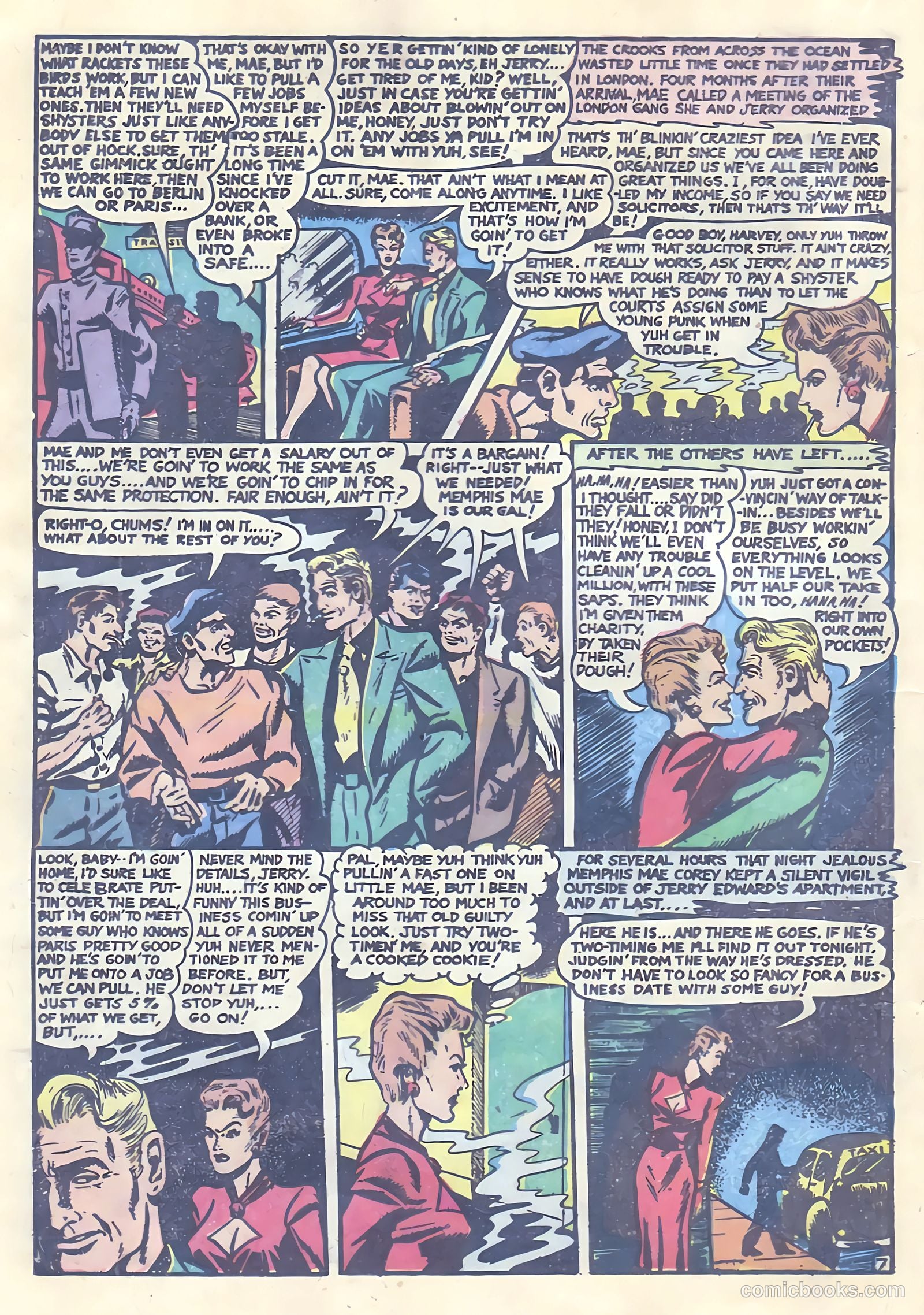 All-Famous Police Cases #10 (1953) — page 18 of 36