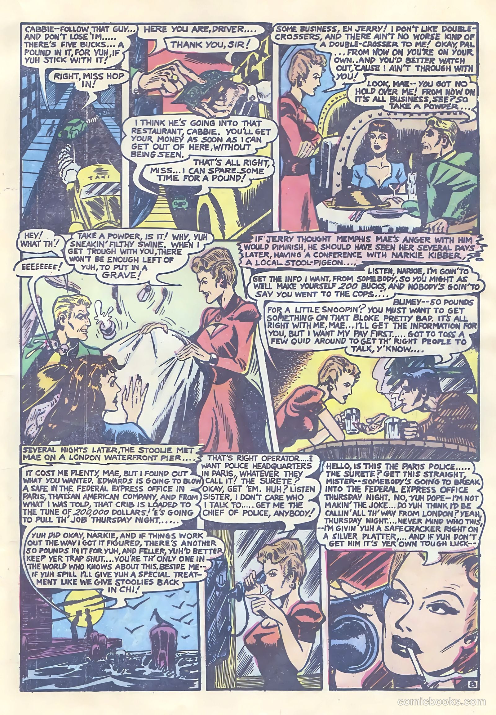All-Famous Police Cases #10 (1953) — page 19 of 36
