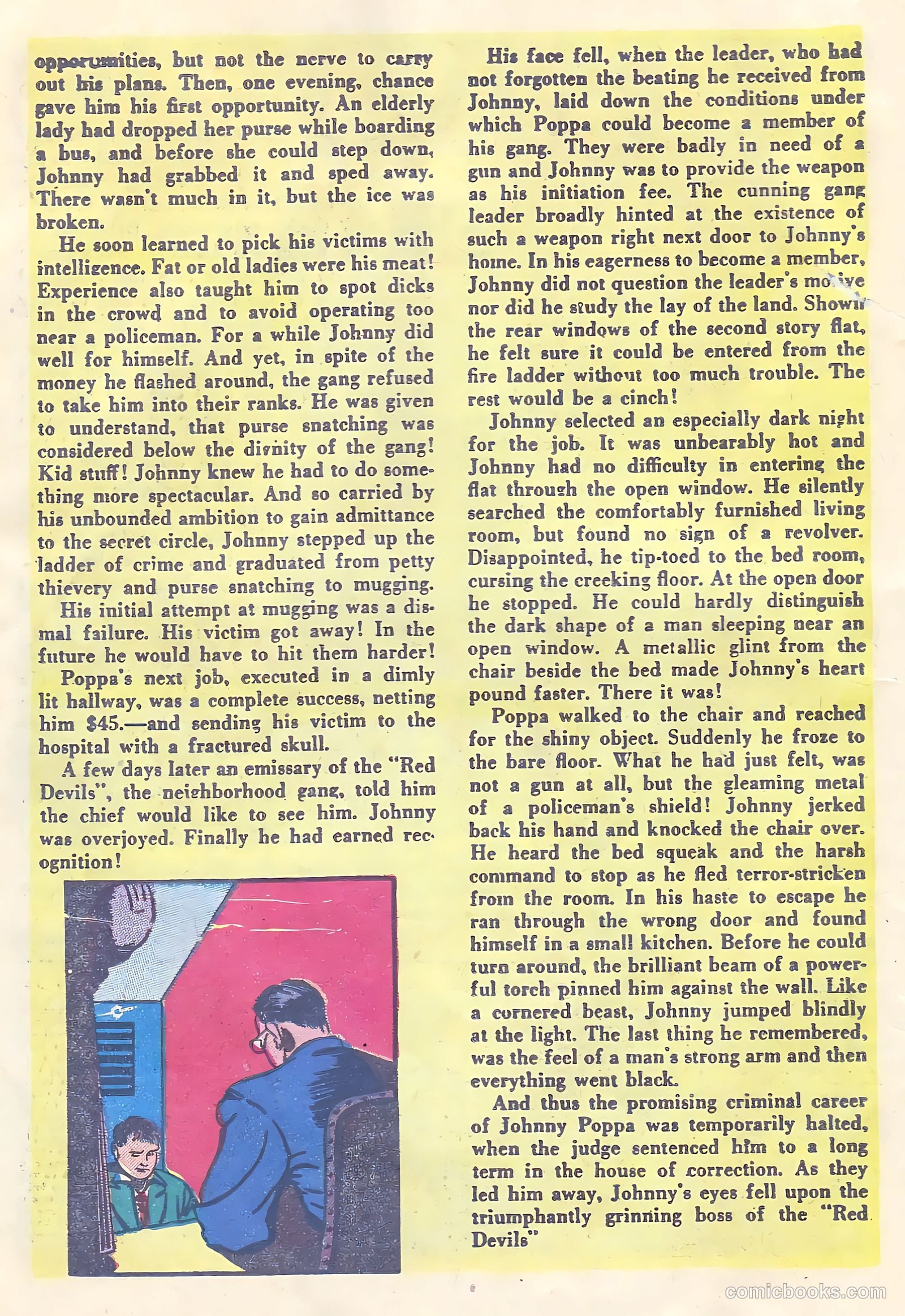 All-Famous Police Cases #10 (1953) — page 22 of 36