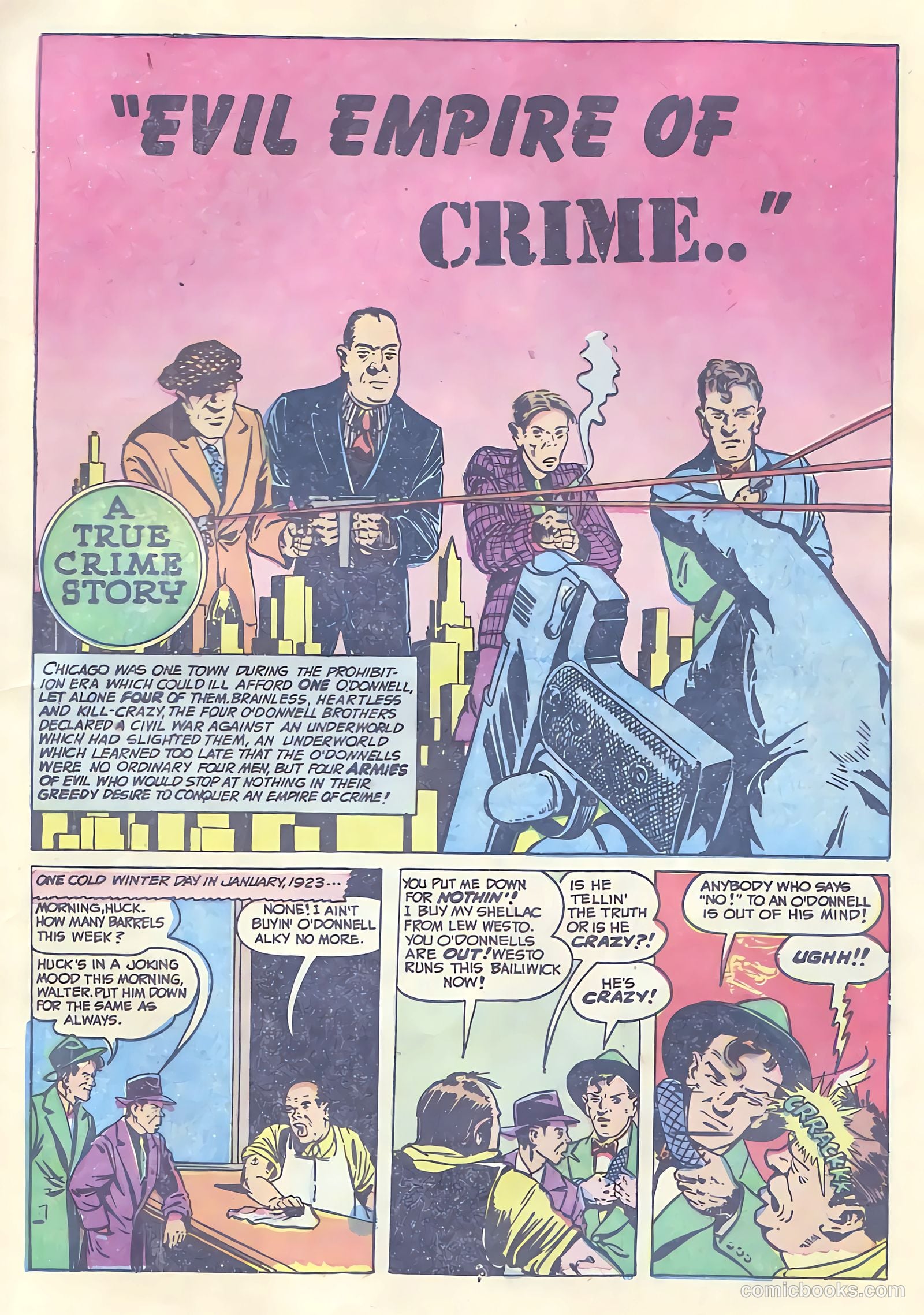 All-Famous Police Cases #10 (1953) — page 23 of 36