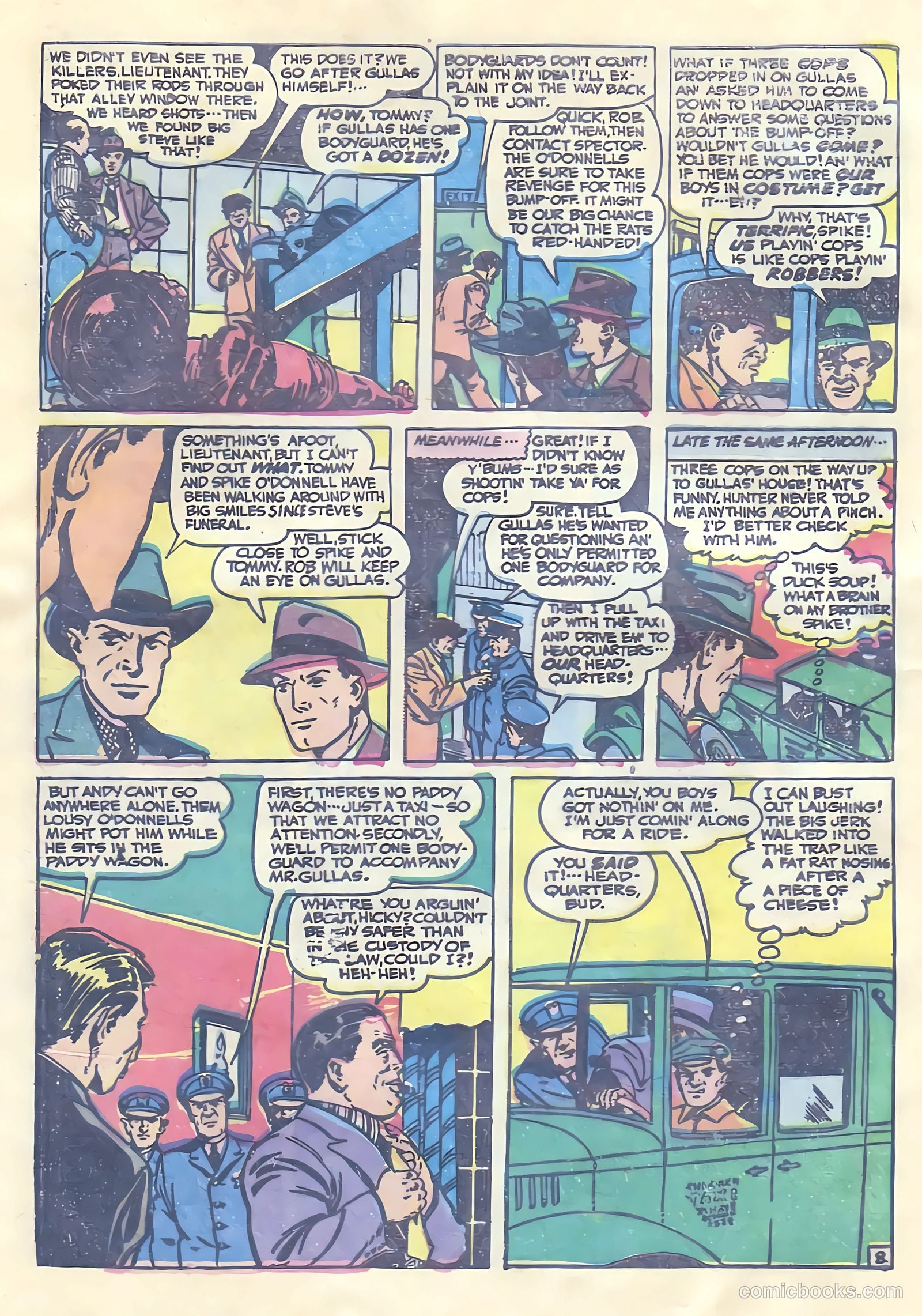All-Famous Police Cases #10 (1953) — page 32 of 36