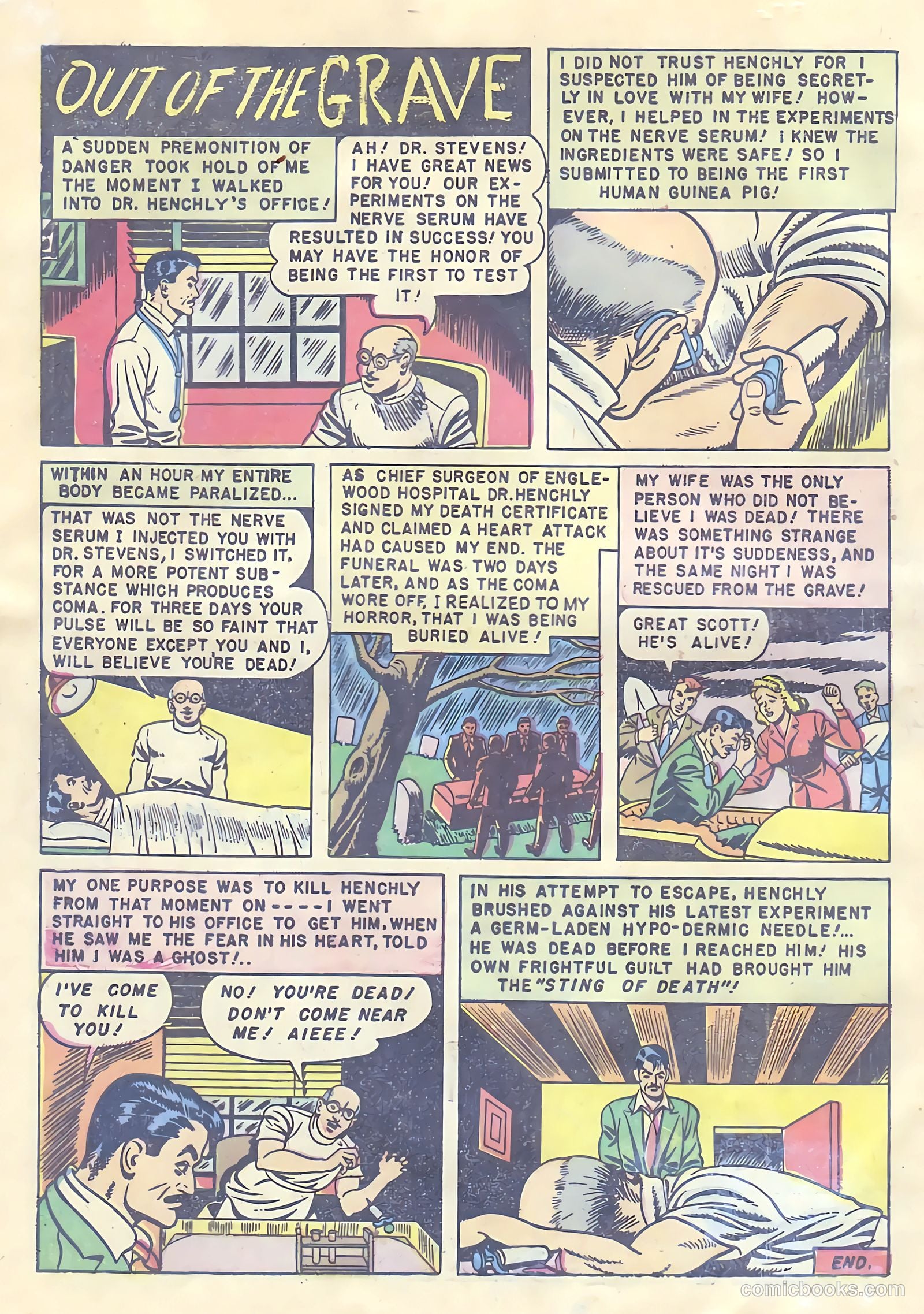 All-Famous Police Cases #10 (1953) — page 34 of 36
