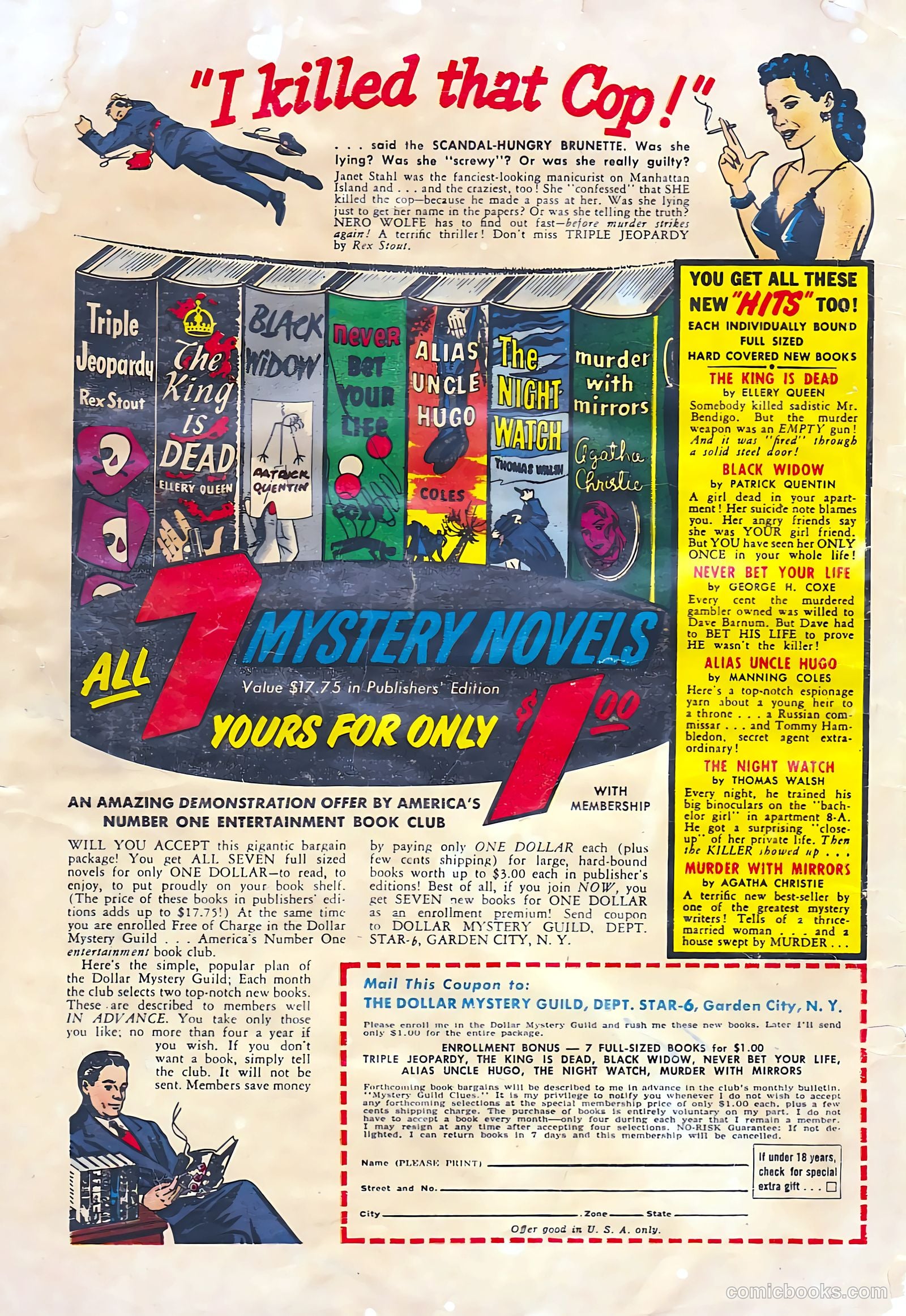 All-Famous Police Cases #10 (1953) — page 36 of 36