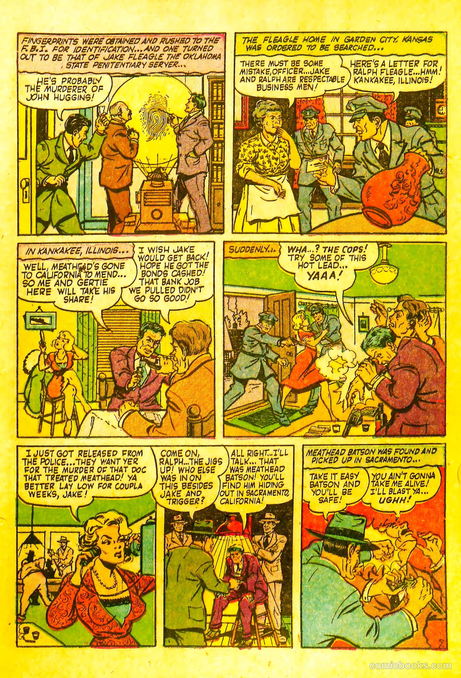 All-Famous Police Cases #11 (1953) — page 13 of 36