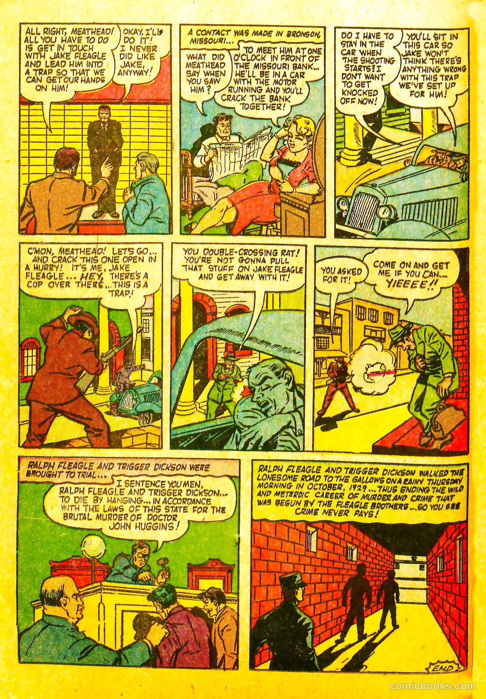 All-Famous Police Cases #11 (1953) — page 14 of 36