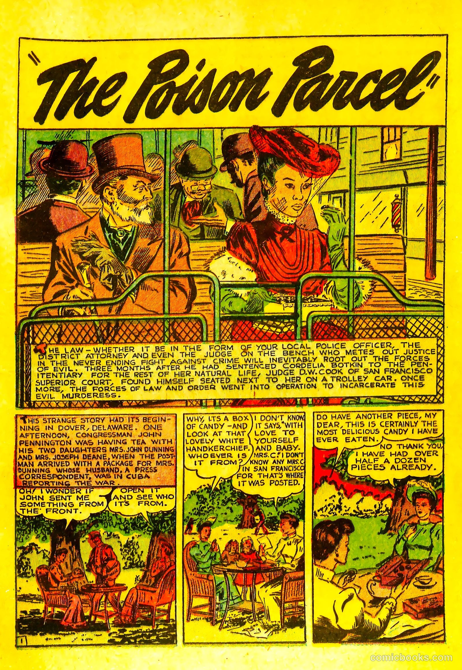 All-Famous Police Cases #11 (1953) — page 17 of 36