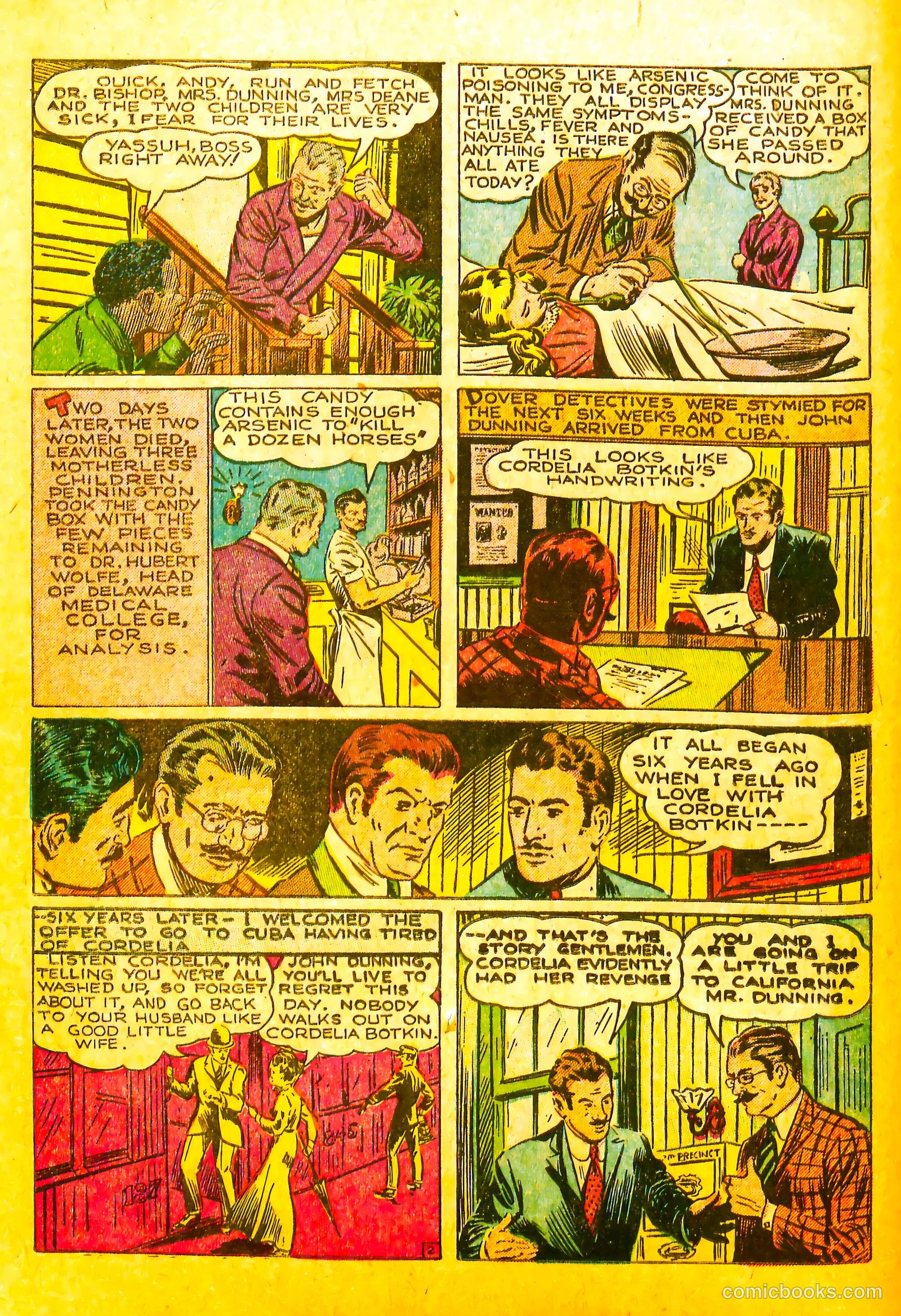 All-Famous Police Cases #11 (1953) — page 18 of 36