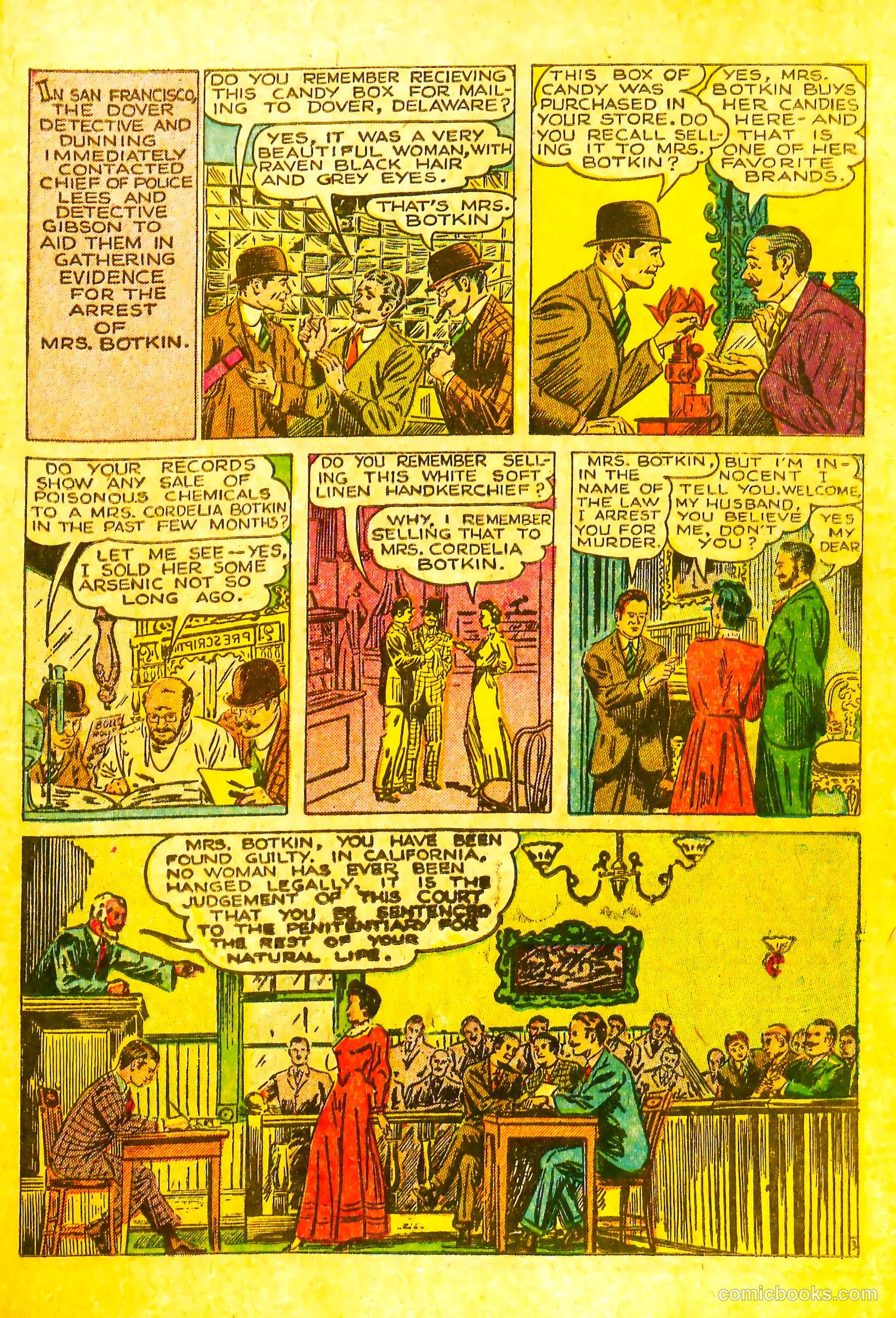 All-Famous Police Cases #11 (1953) — page 19 of 36