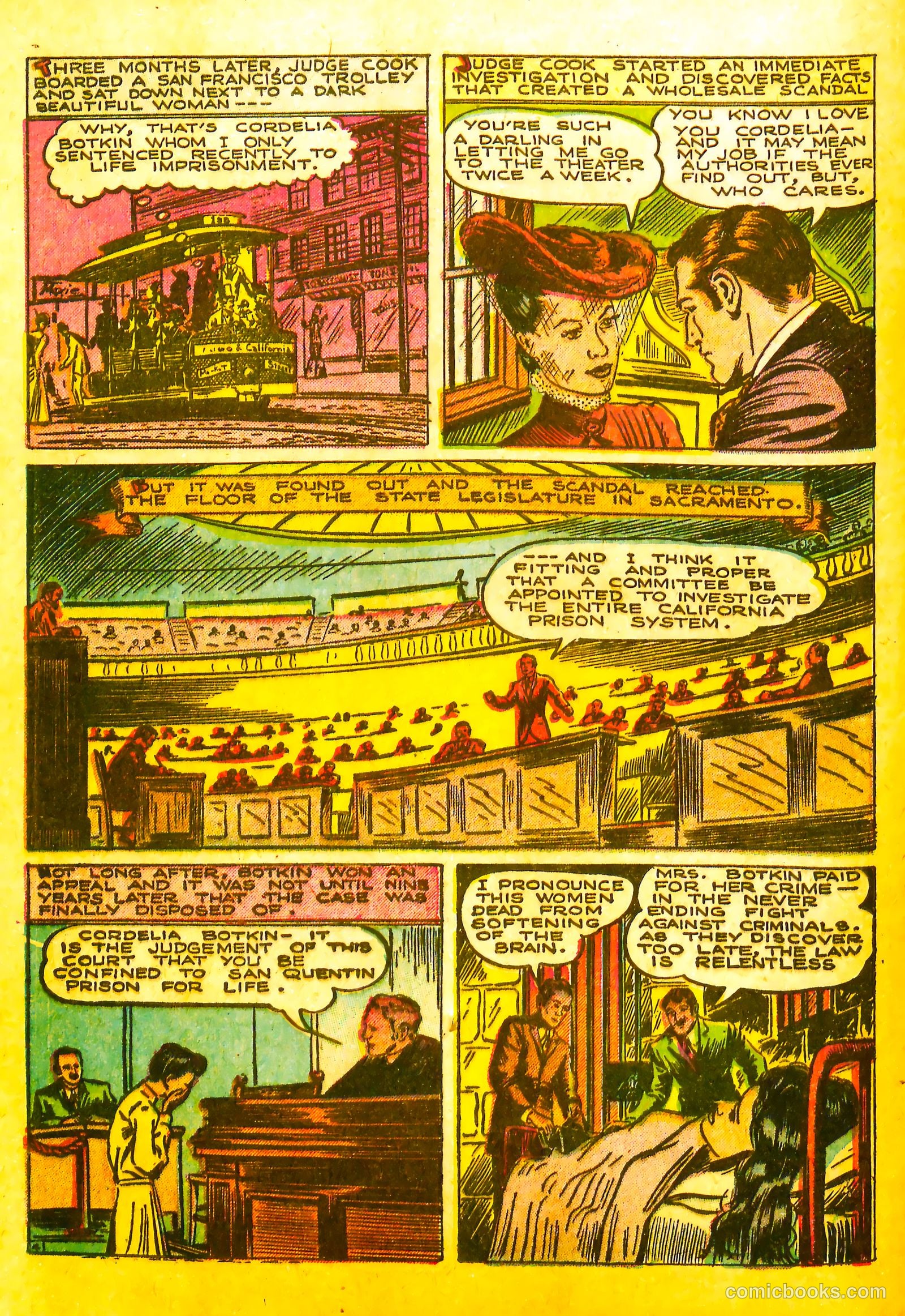 All-Famous Police Cases #11 (1953) — page 20 of 36