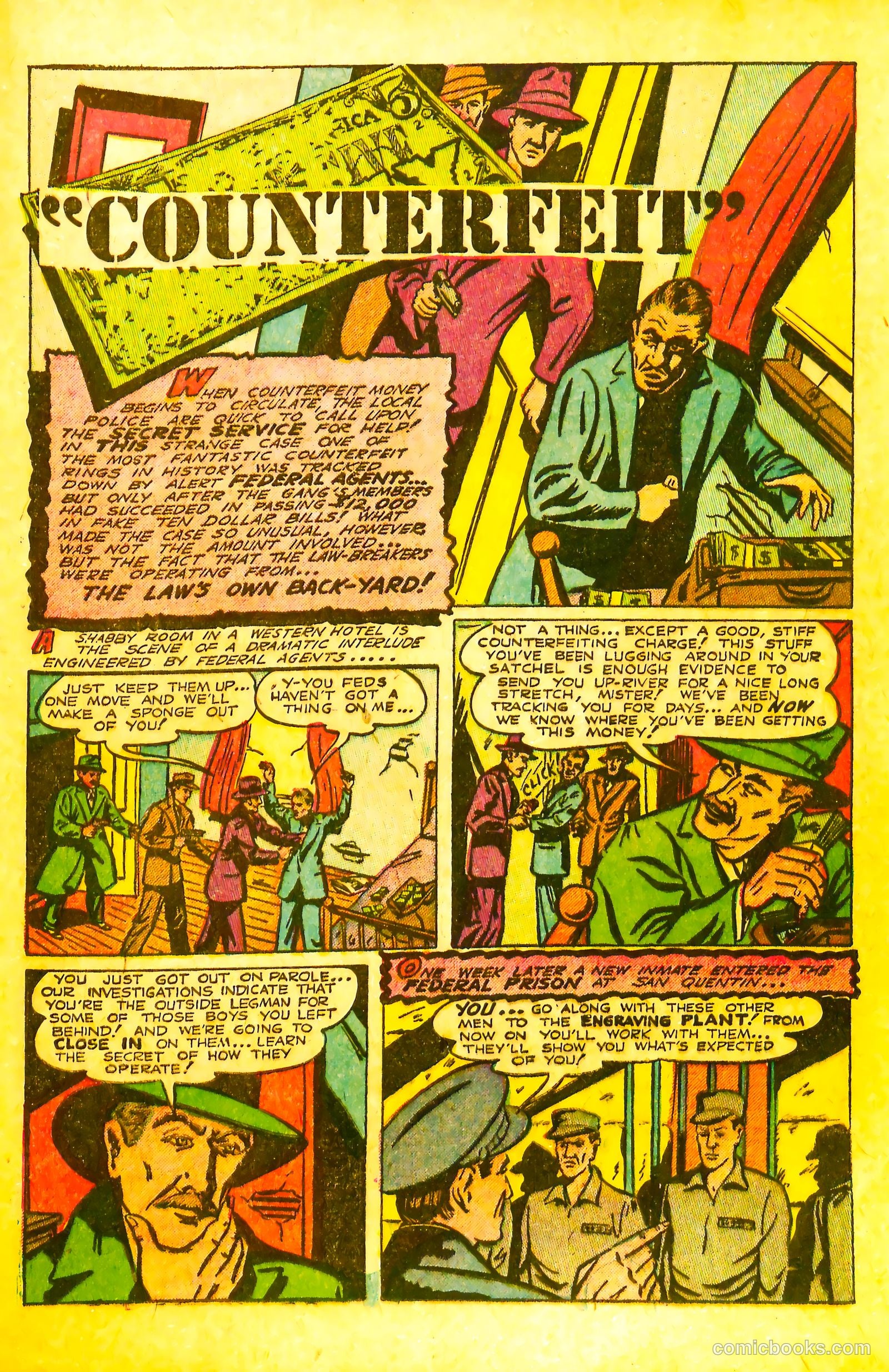 All-Famous Police Cases #11 (1953) — page 21 of 36