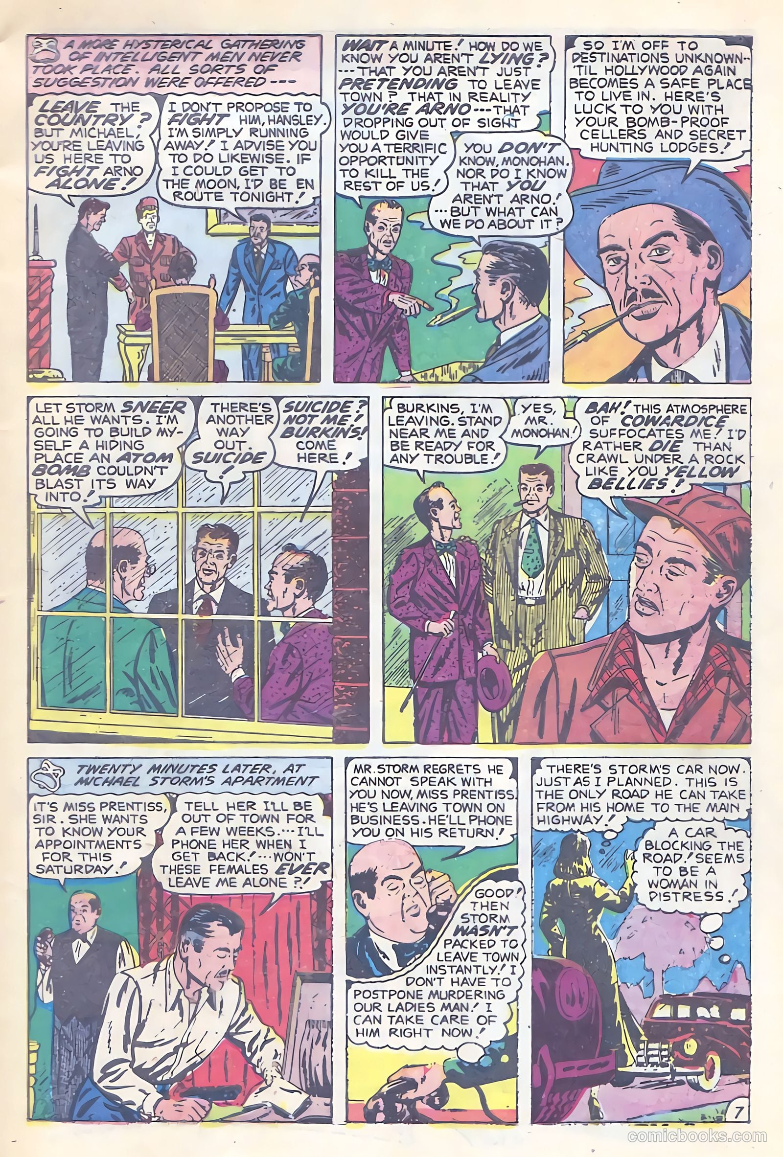 All-Famous Police Cases #12 (1953) — page 10 of 38