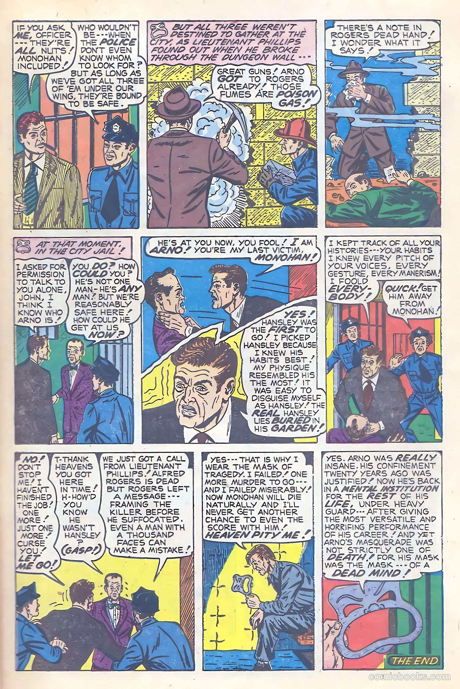 All-Famous Police Cases #12 (1953) — page 16 of 38