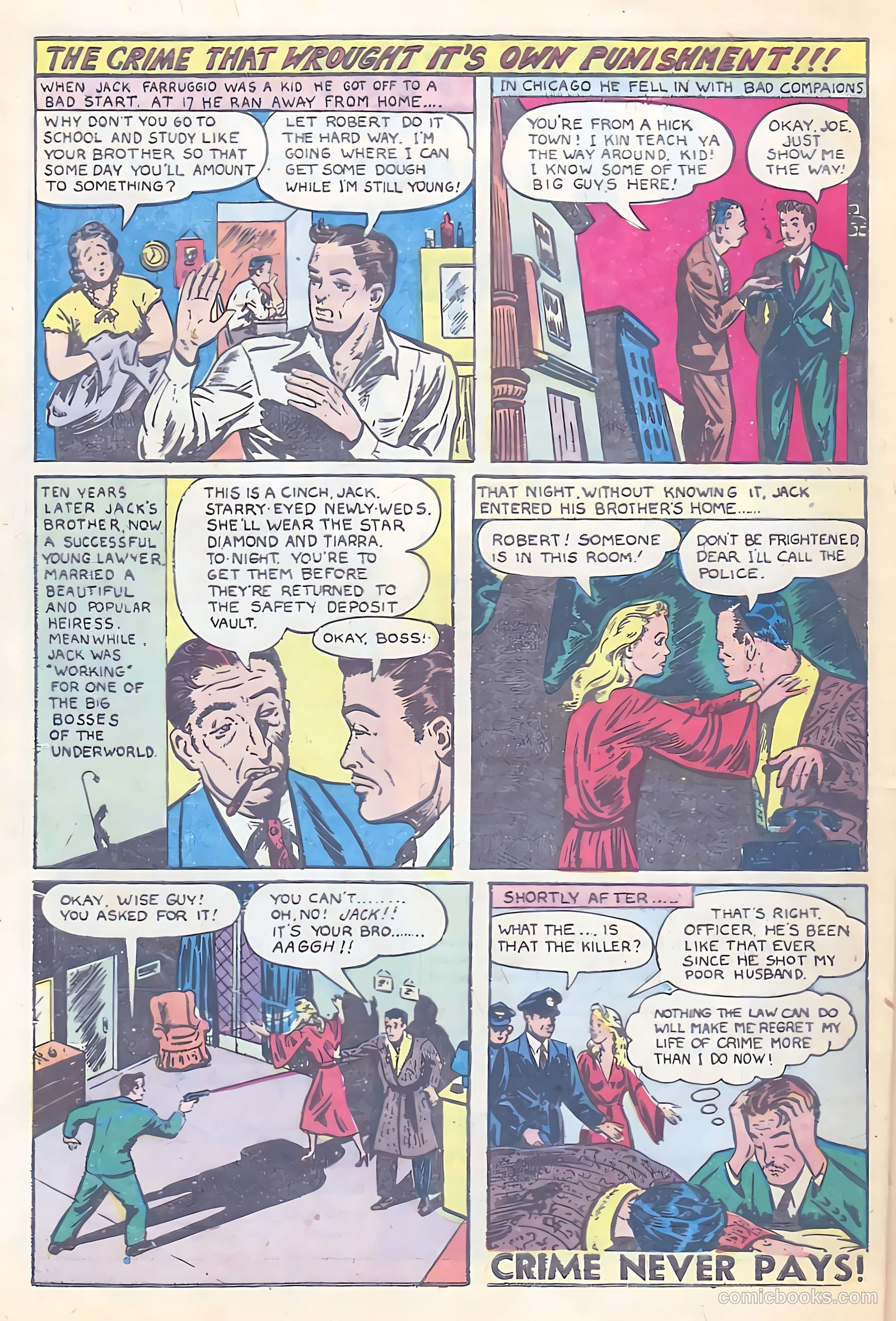 All-Famous Police Cases #12 (1953) — page 29 of 38