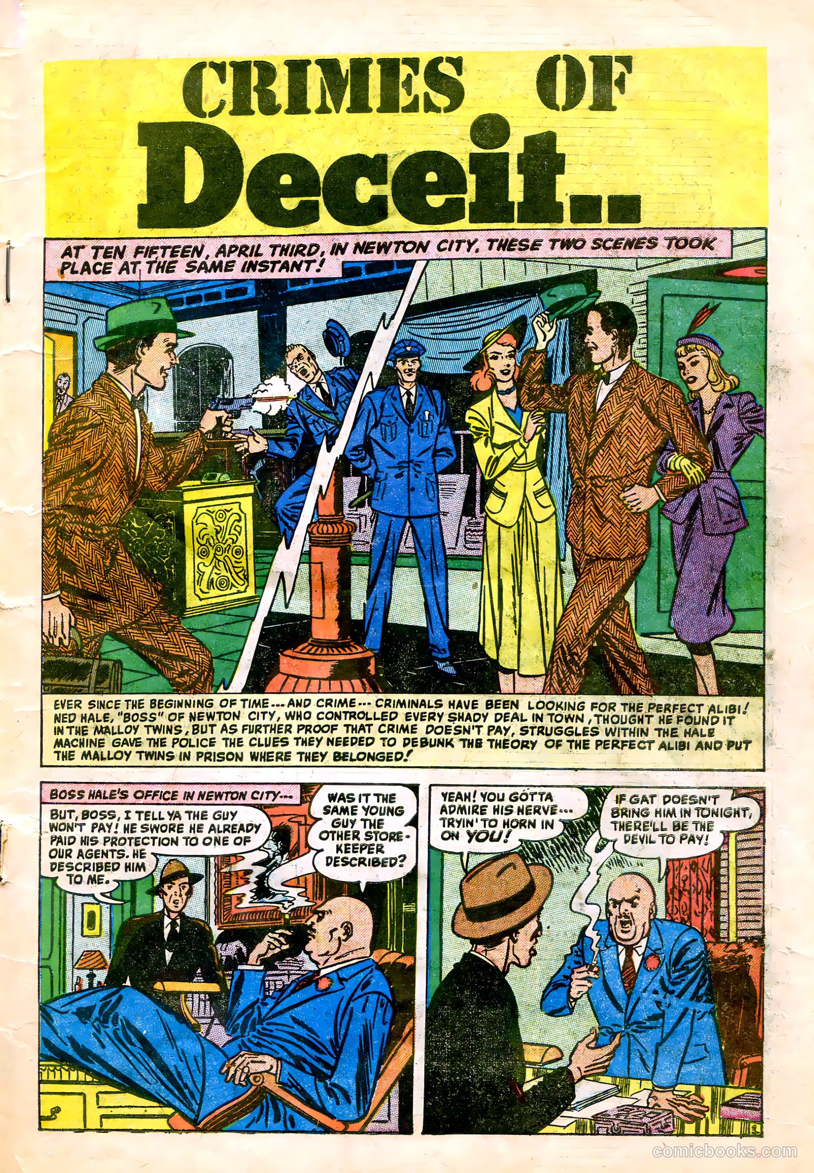 All-Famous Police Cases #13 (1953) — page 3 of 36