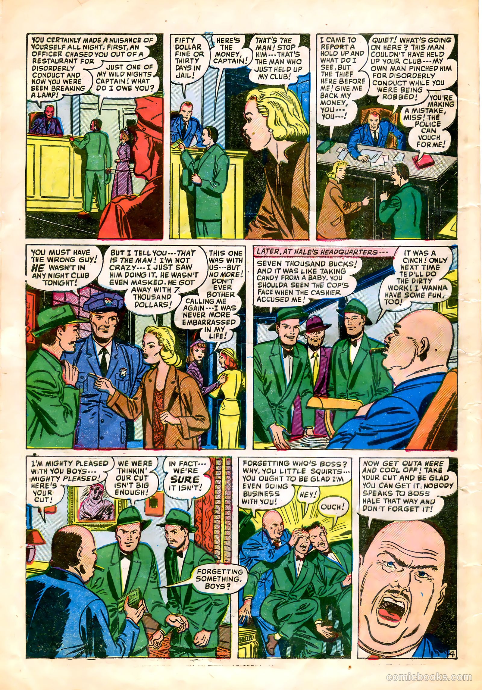 All-Famous Police Cases #13 (1953) — page 6 of 36