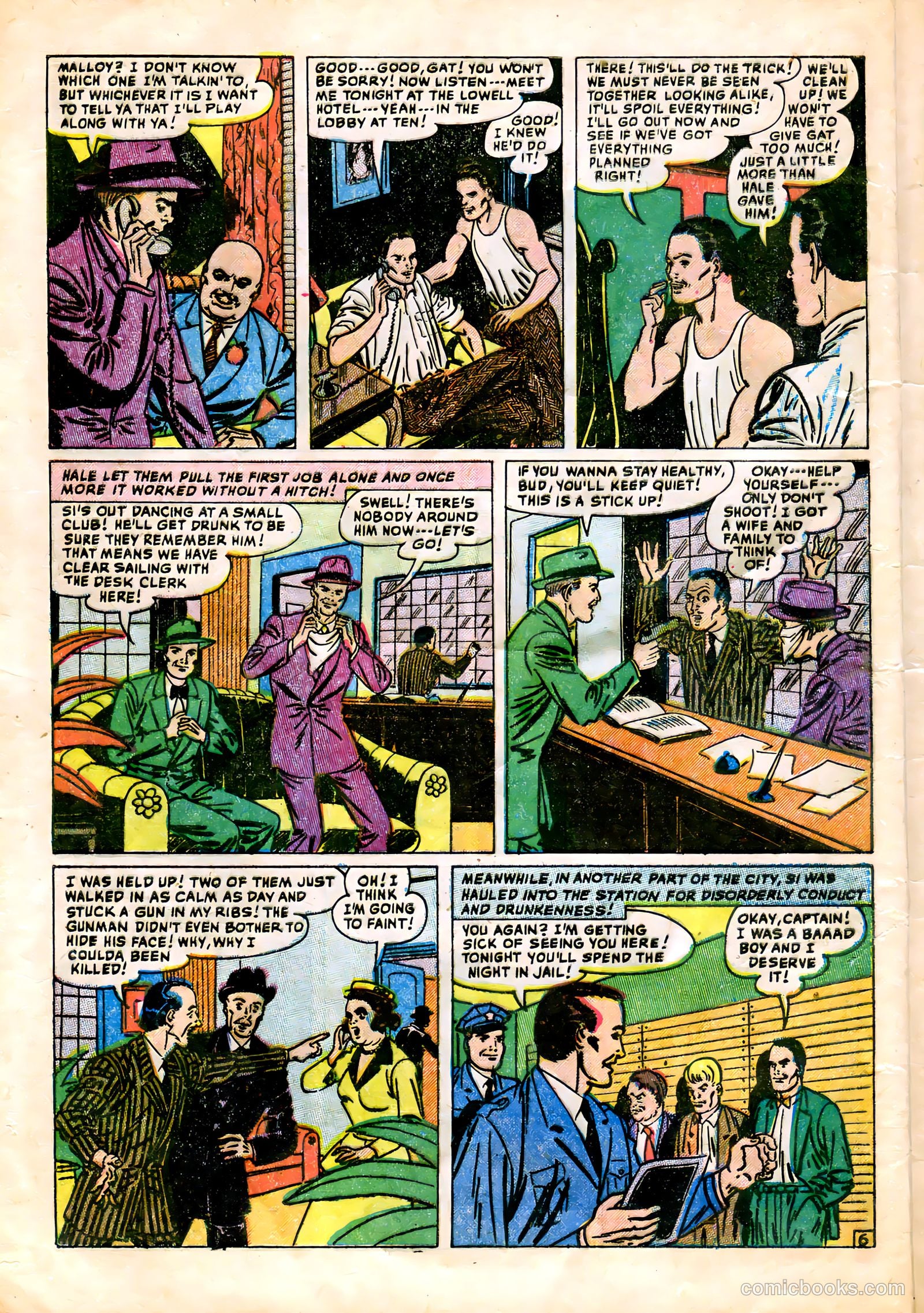 All-Famous Police Cases #13 (1953) — page 8 of 36