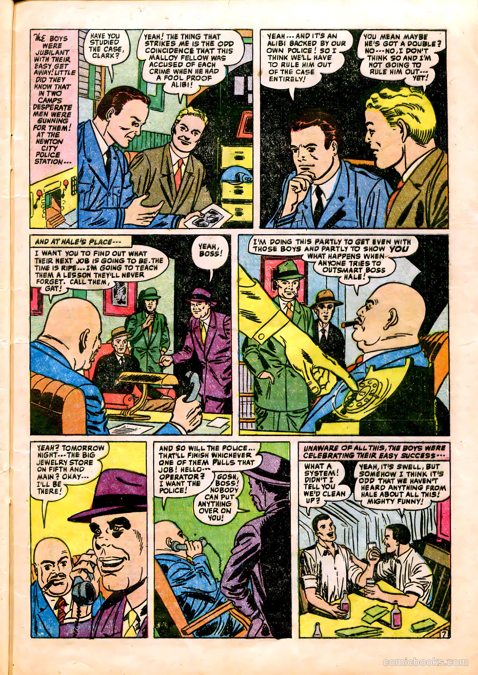 All-Famous Police Cases #13 (1953) — page 9 of 36