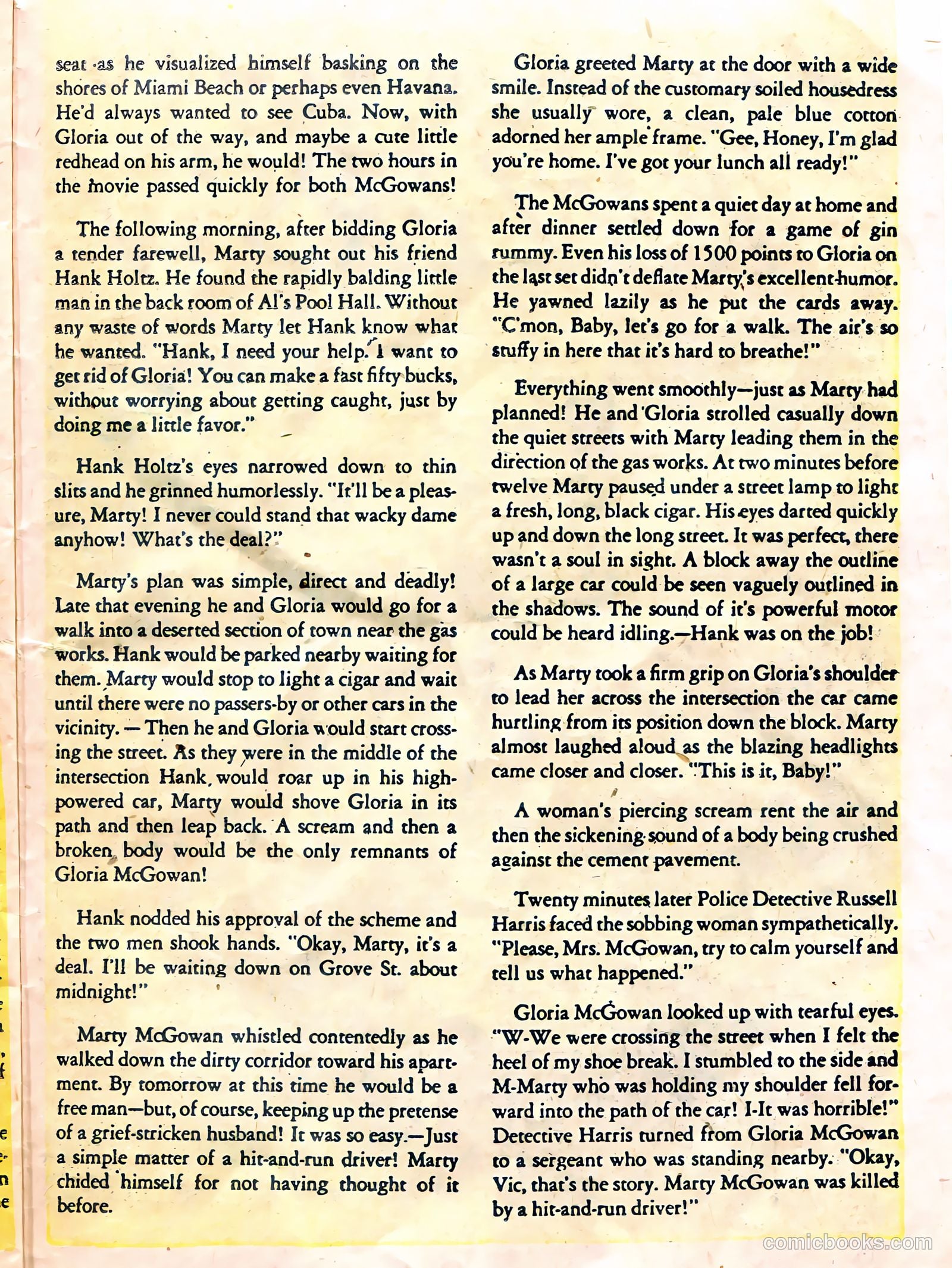All-Famous Police Cases #13 (1953) — page 23 of 36