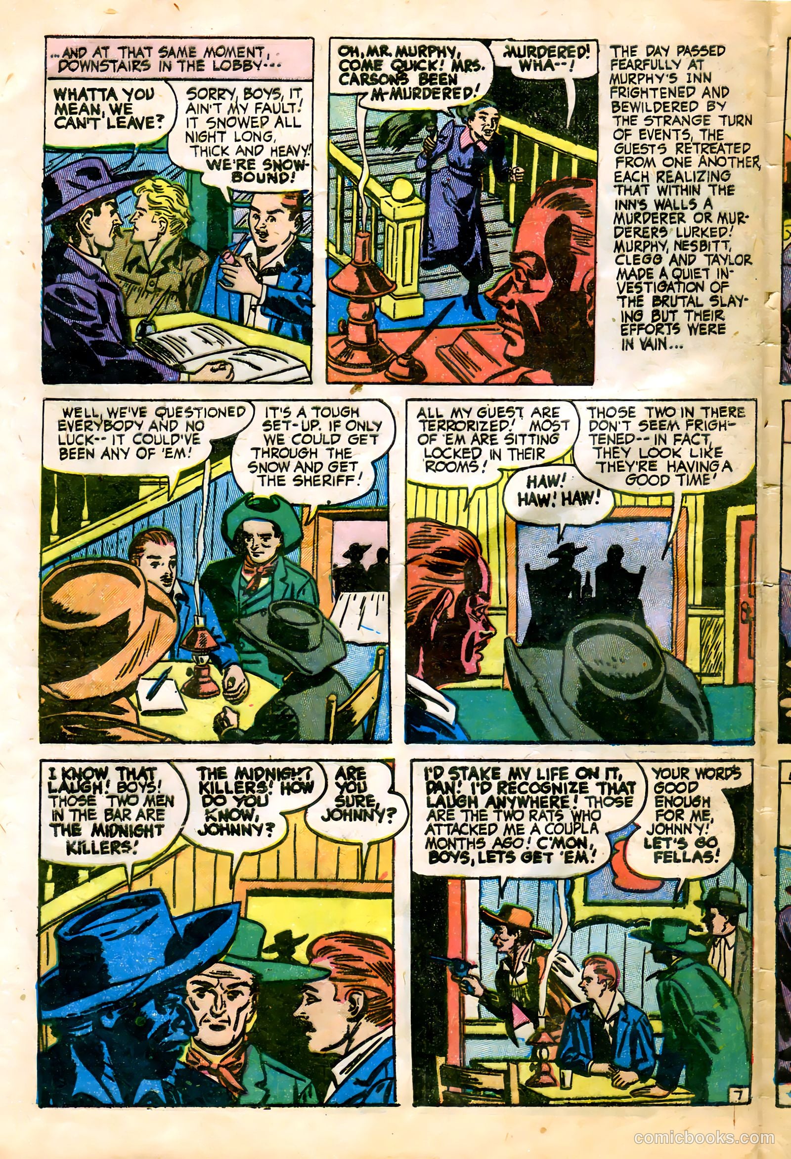 All-Famous Police Cases #13 (1953) — page 32 of 36