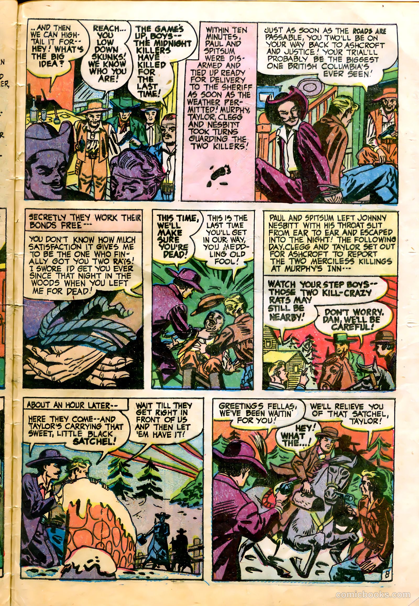 All-Famous Police Cases #13 (1953) — page 33 of 36