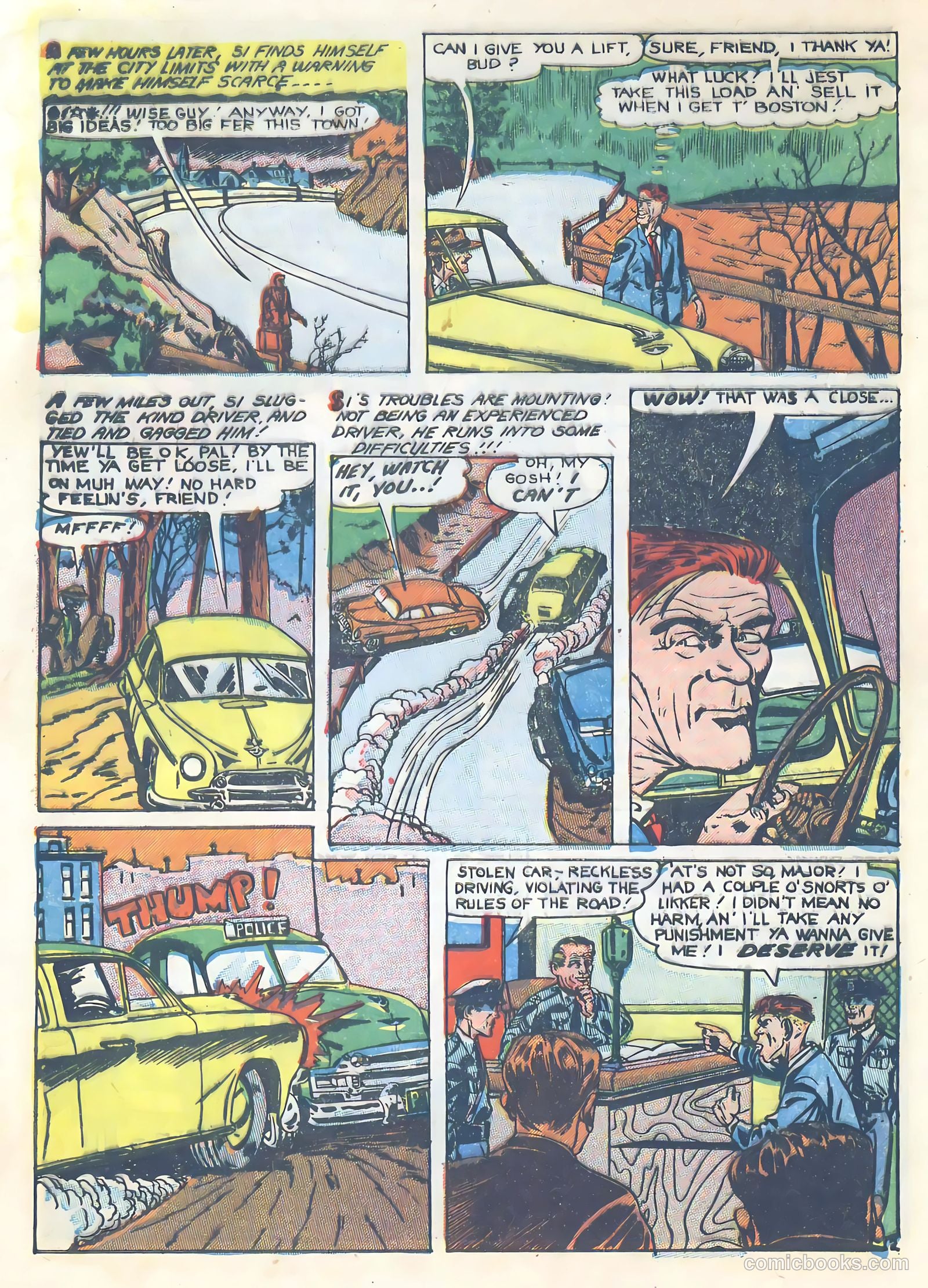 All-Famous Police Cases #14 (1954) — page 5 of 37