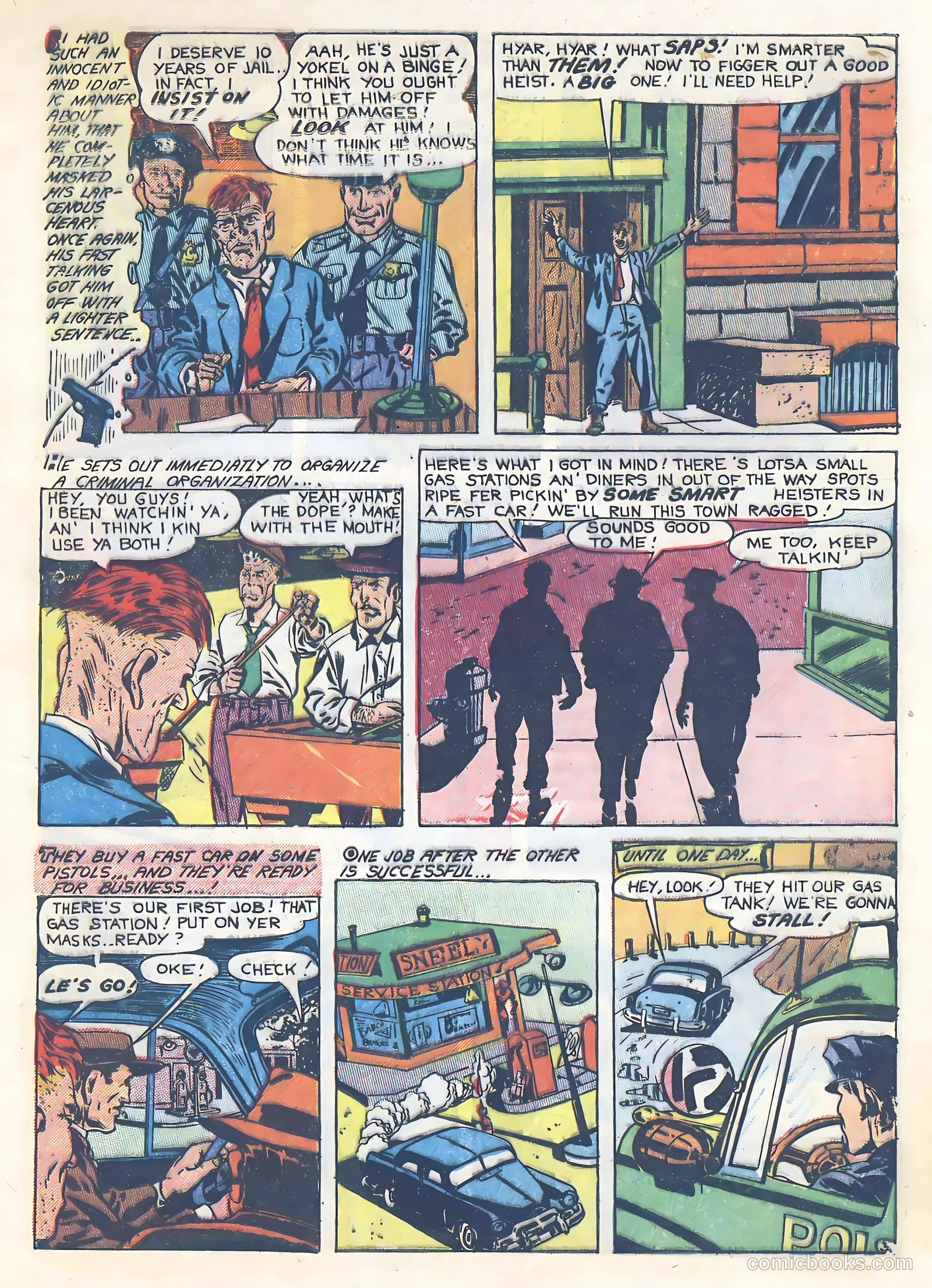 All-Famous Police Cases #14 (1954) — page 6 of 37