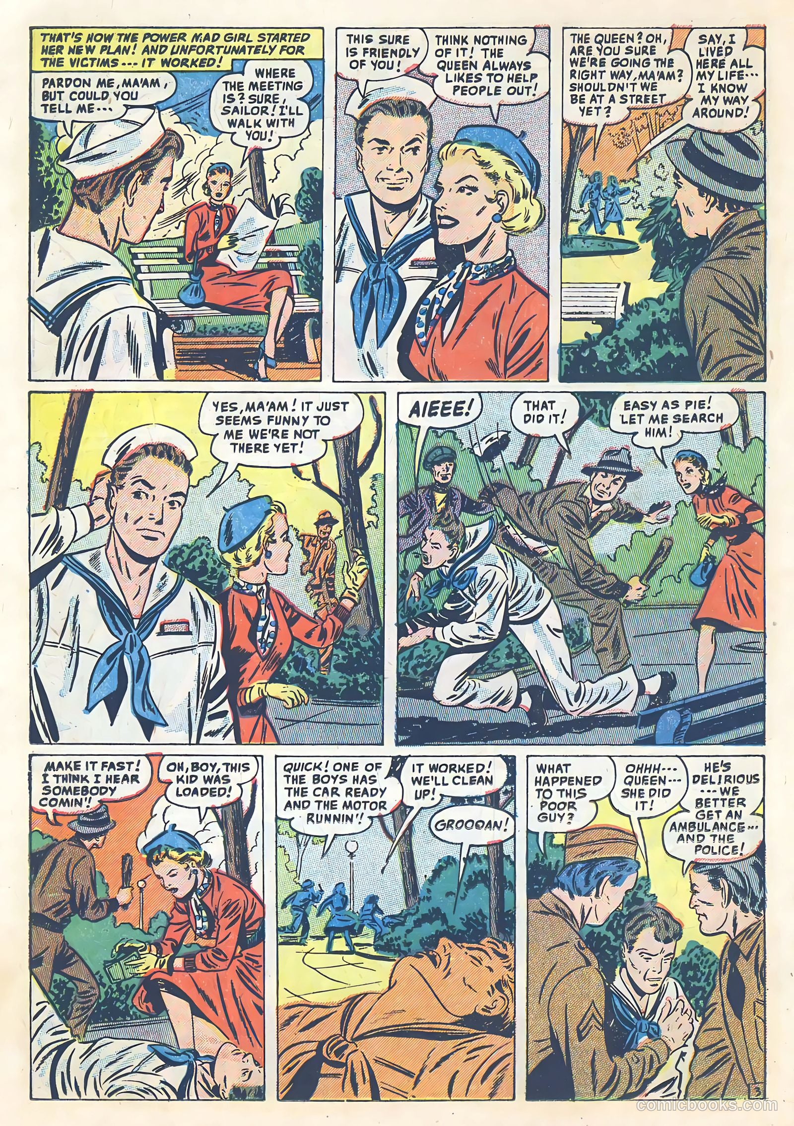 All-Famous Police Cases #14 (1954) — page 15 of 37