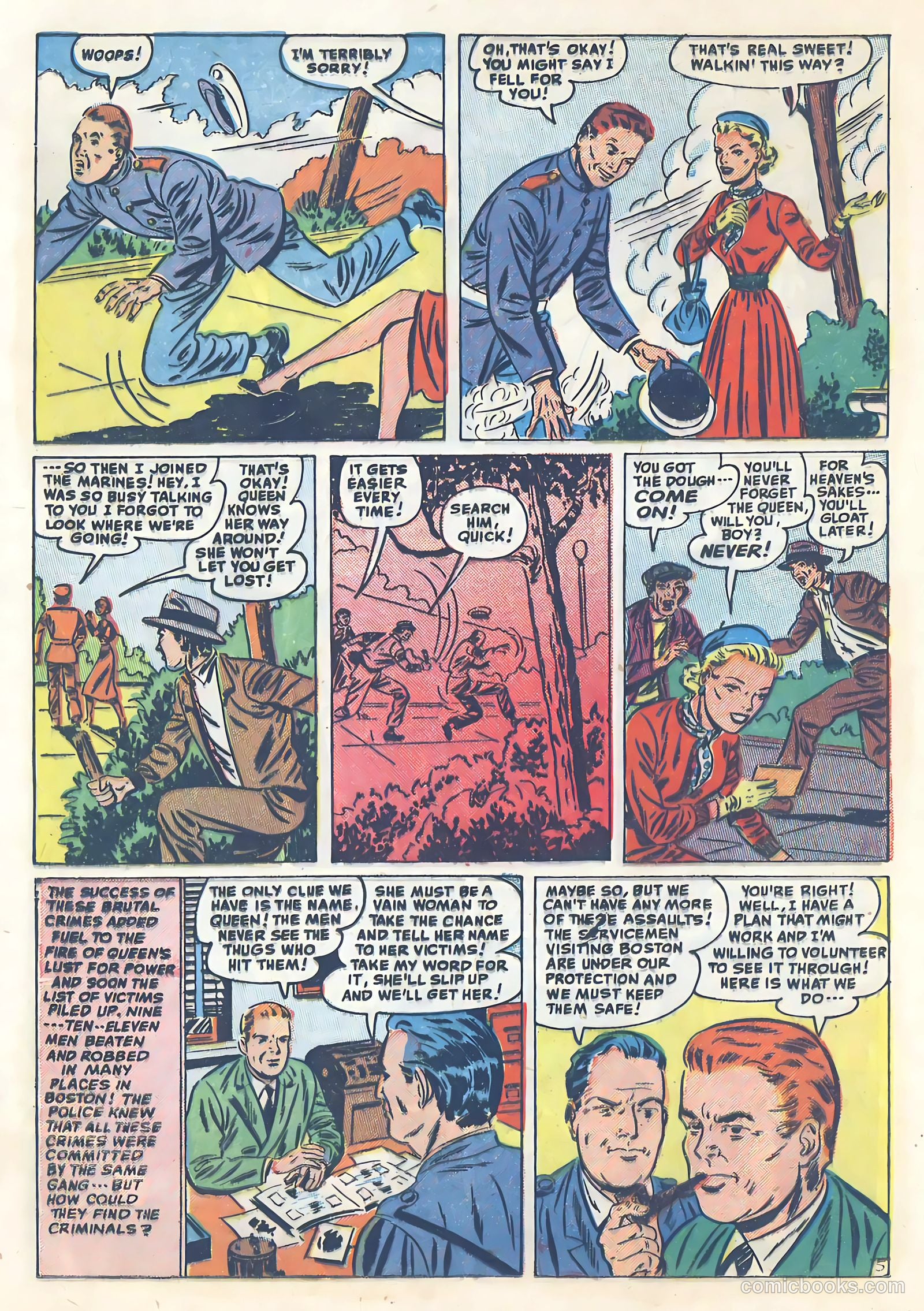 All-Famous Police Cases #14 (1954) — page 17 of 37