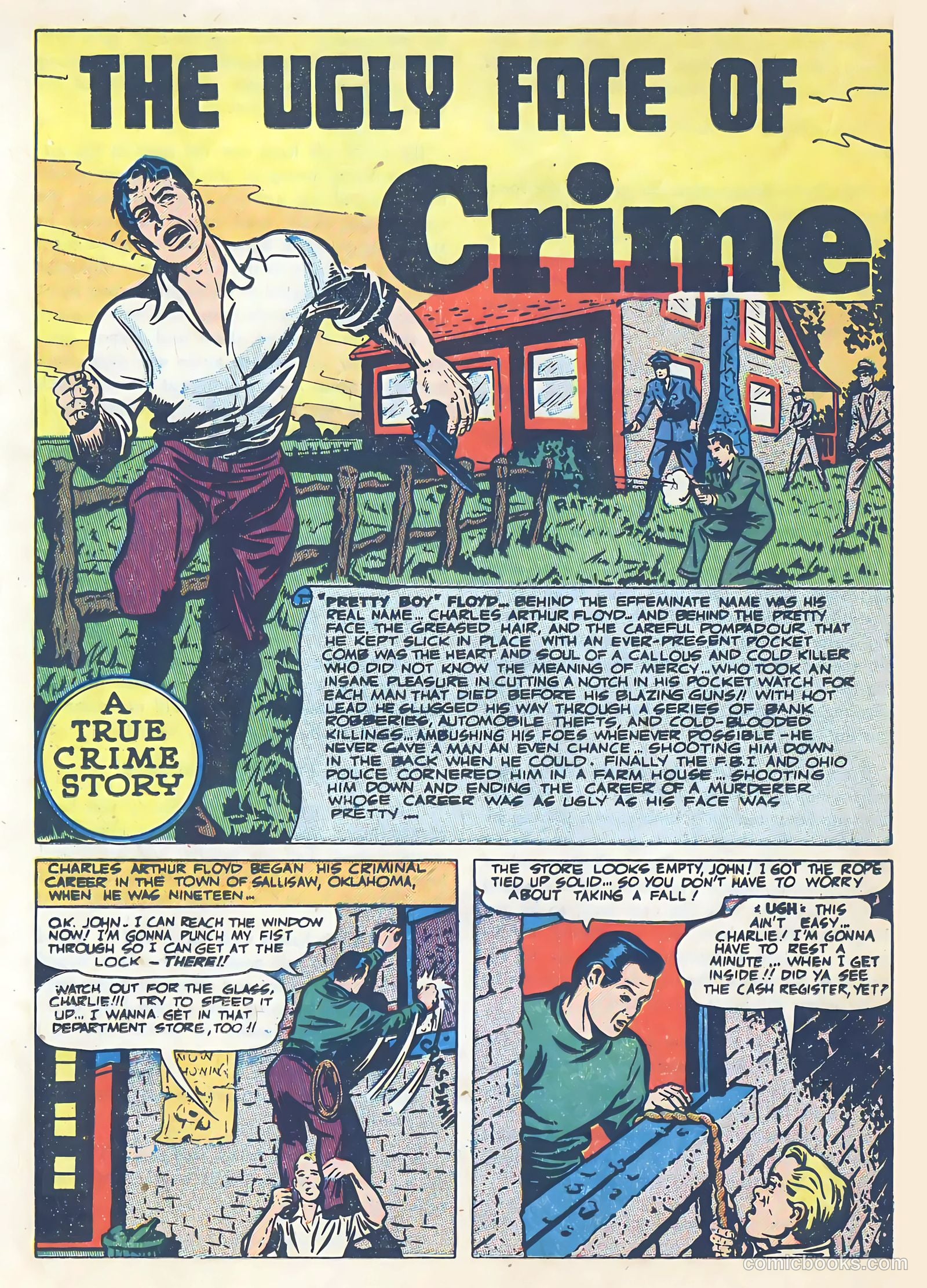 All-Famous Police Cases #14 (1954) — page 23 of 37