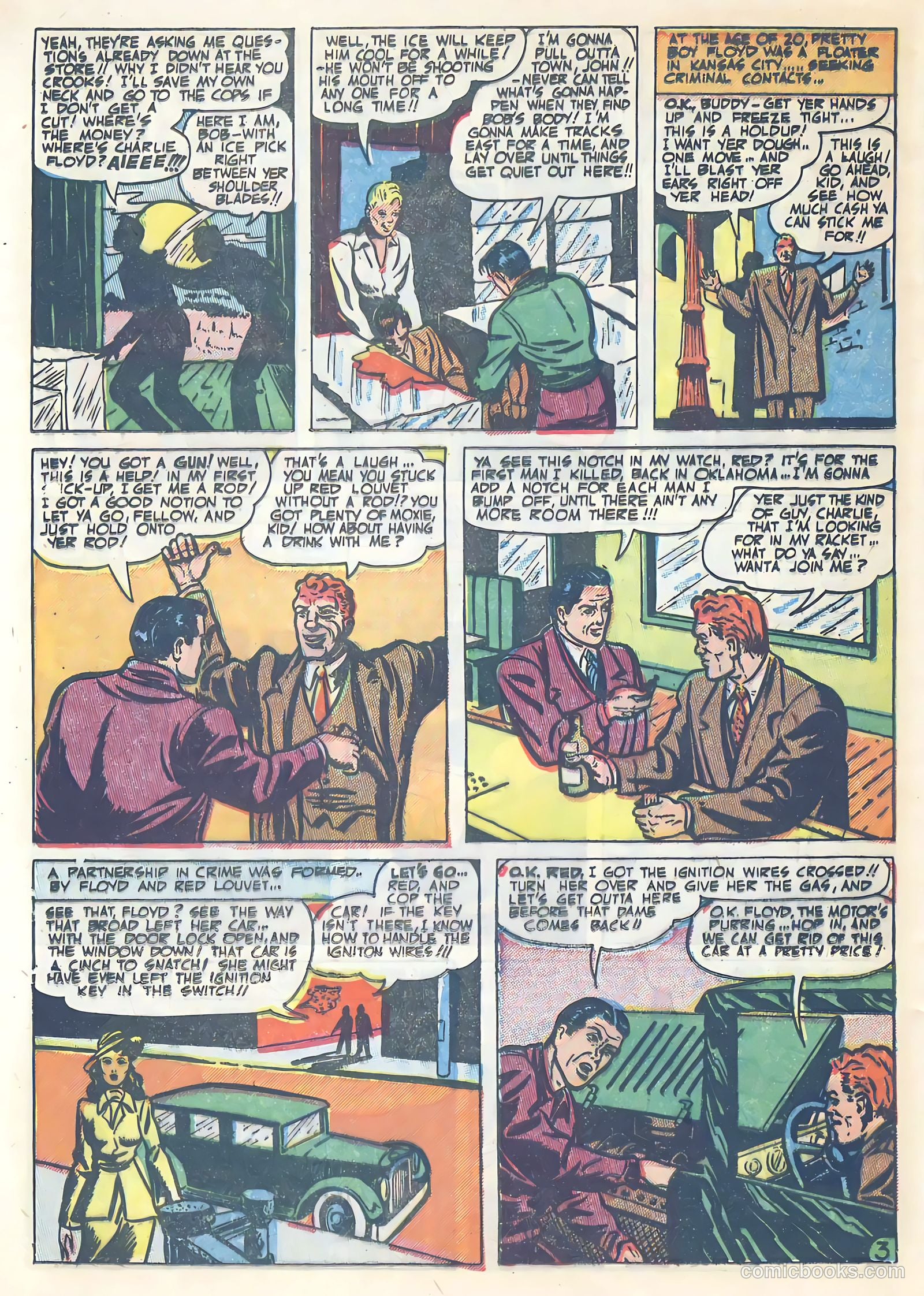 All-Famous Police Cases #14 (1954) — page 25 of 37