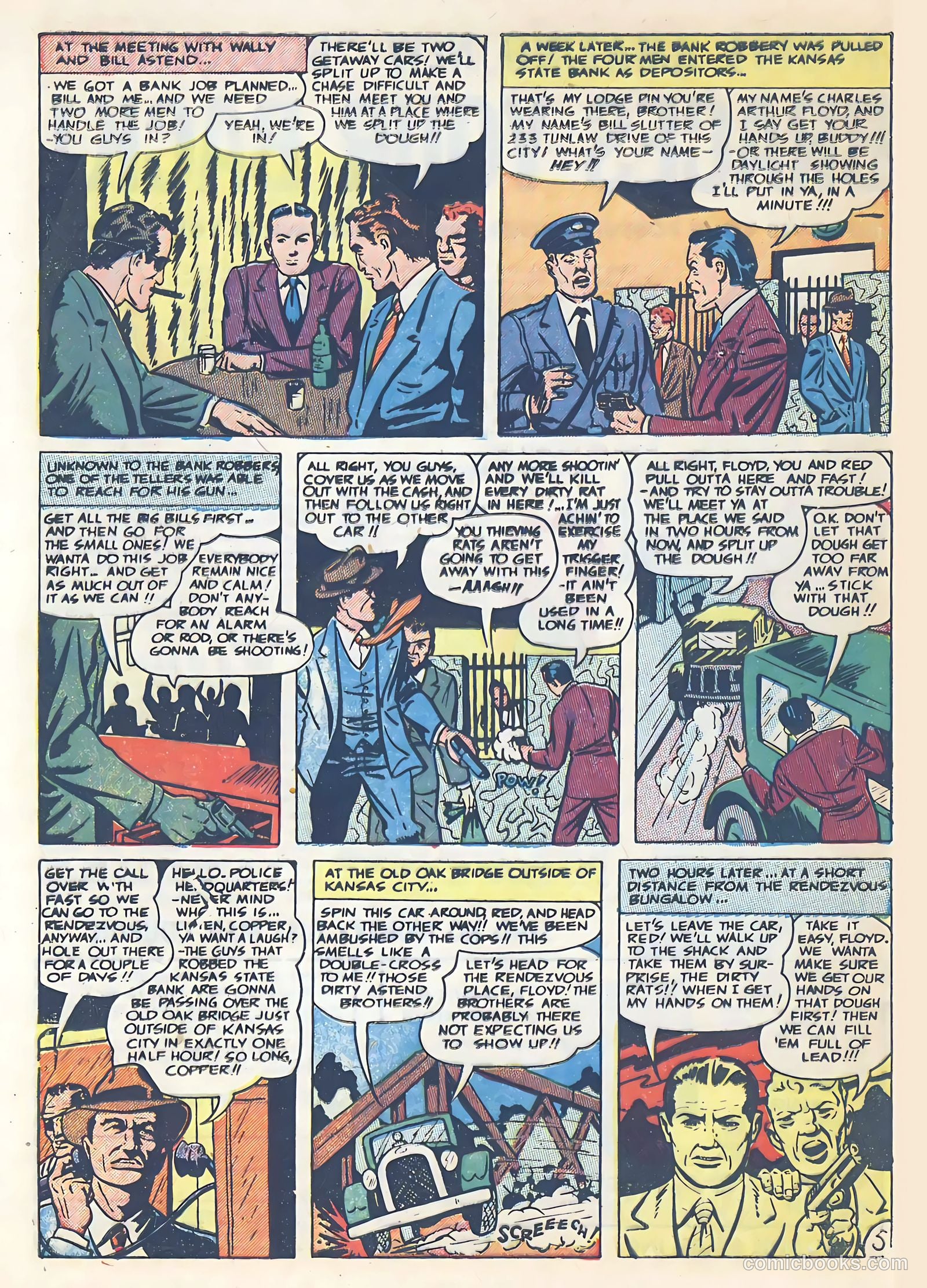 All-Famous Police Cases #14 (1954) — page 29 of 37