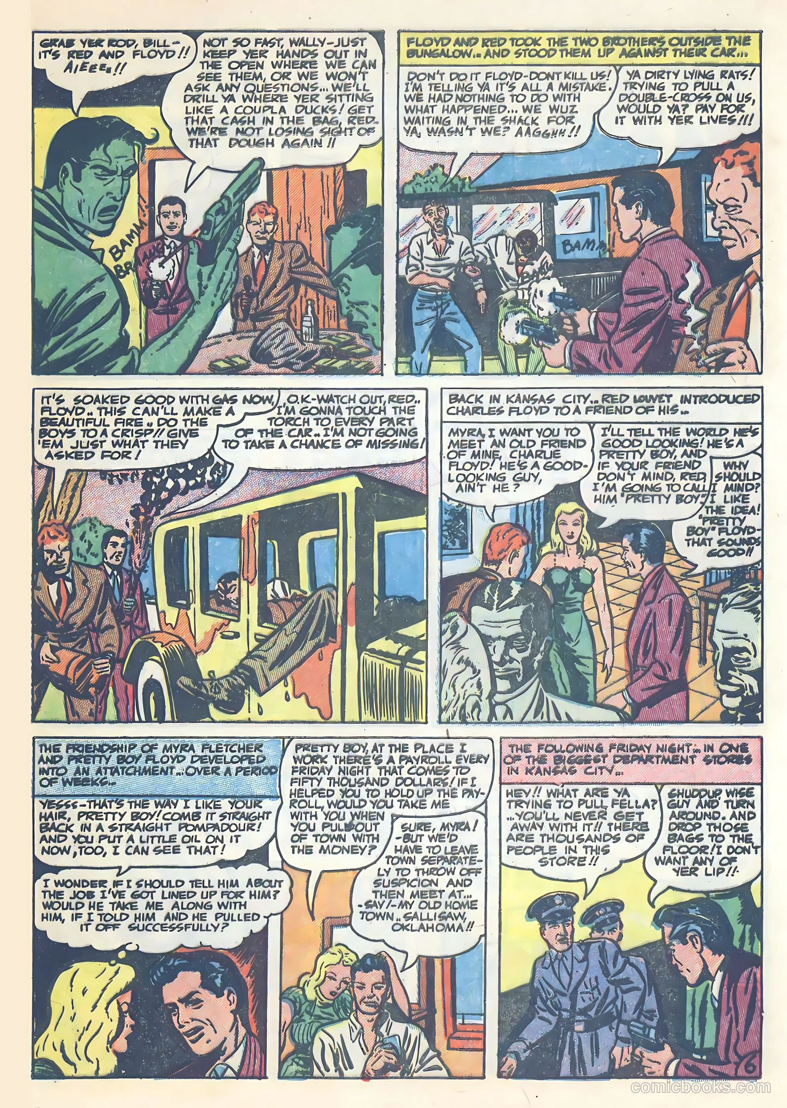 All-Famous Police Cases #14 (1954) — page 30 of 37