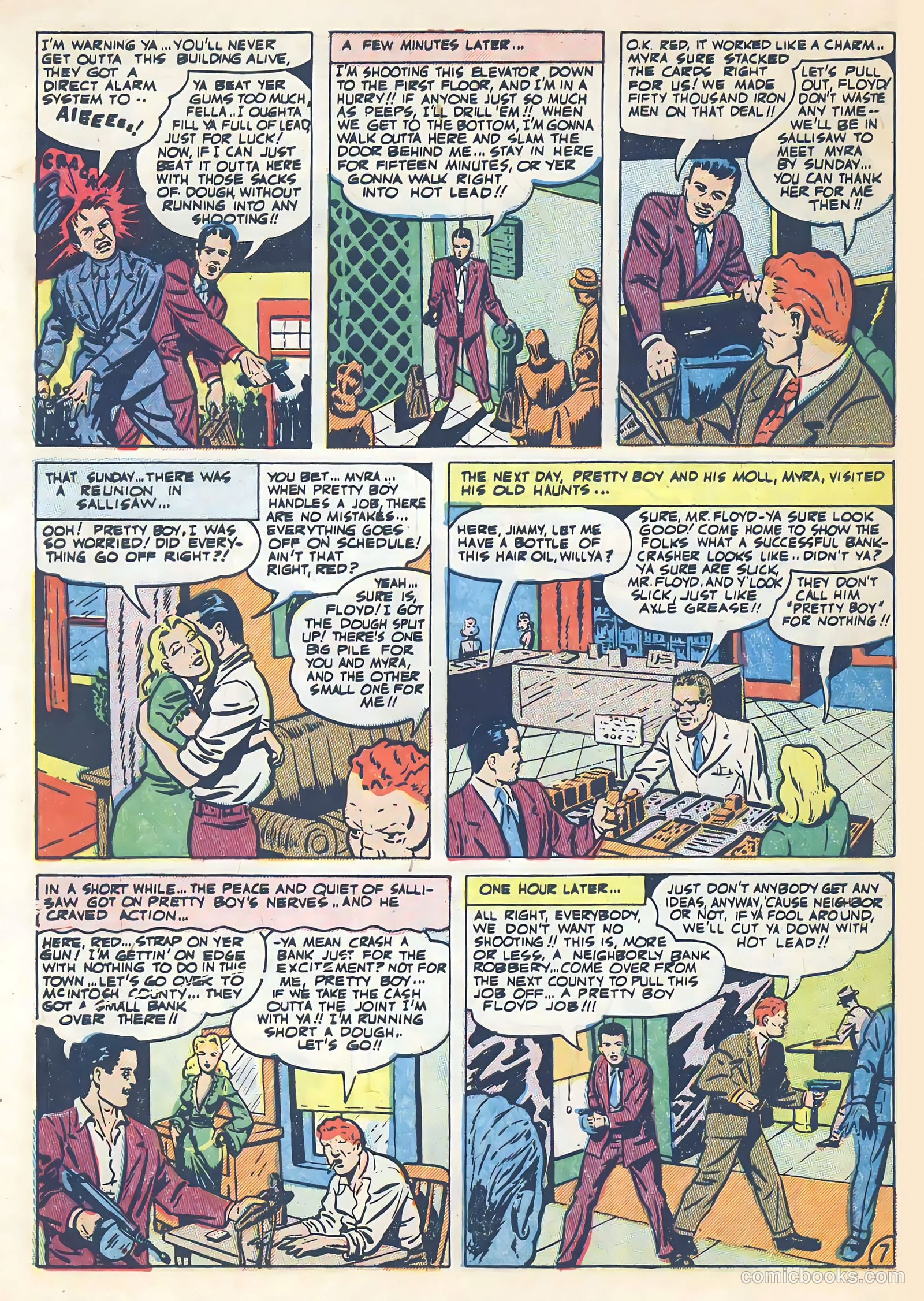 All-Famous Police Cases #14 (1954) — page 31 of 37