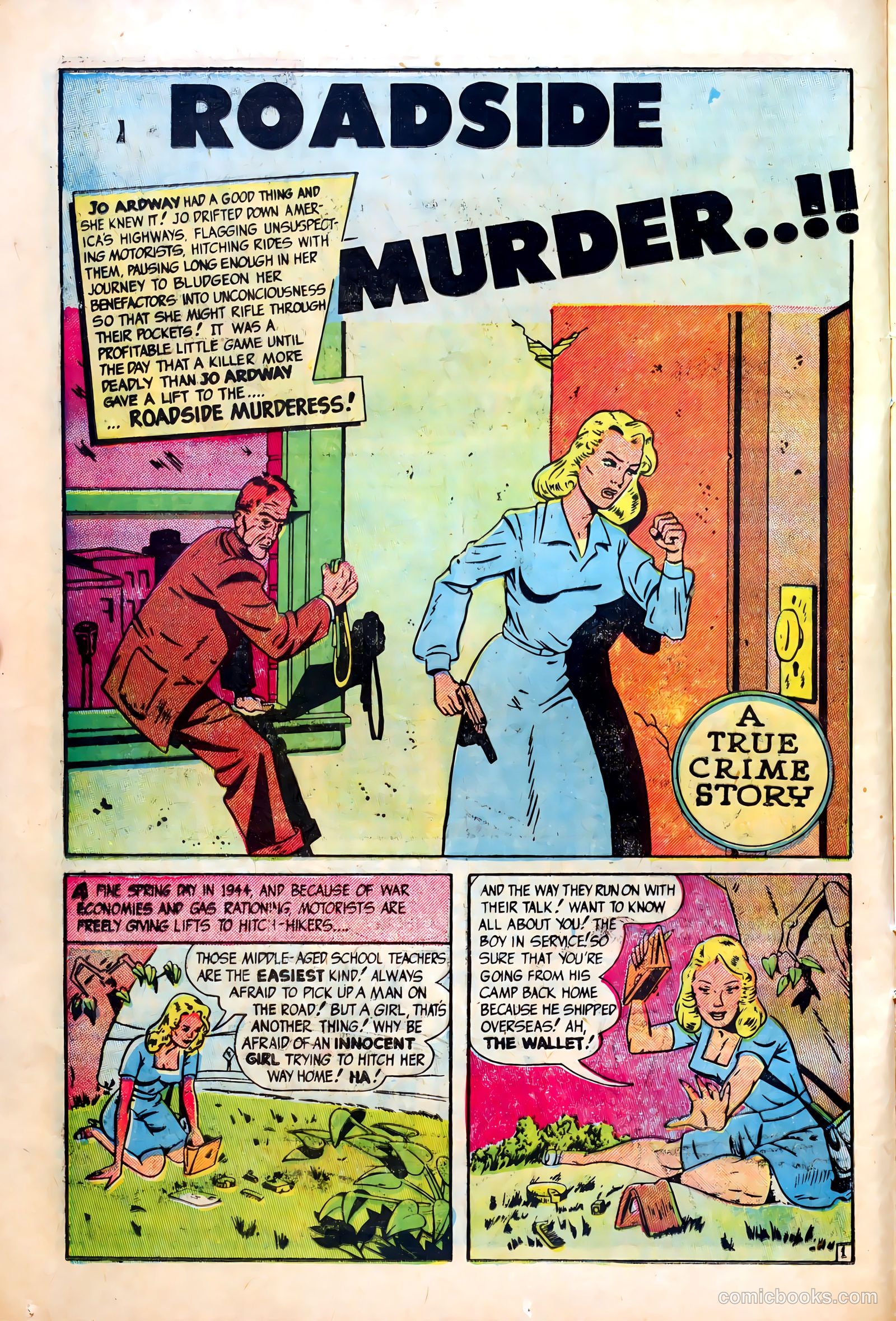 All-Famous Police Cases #15 (1954) — page 12 of 36