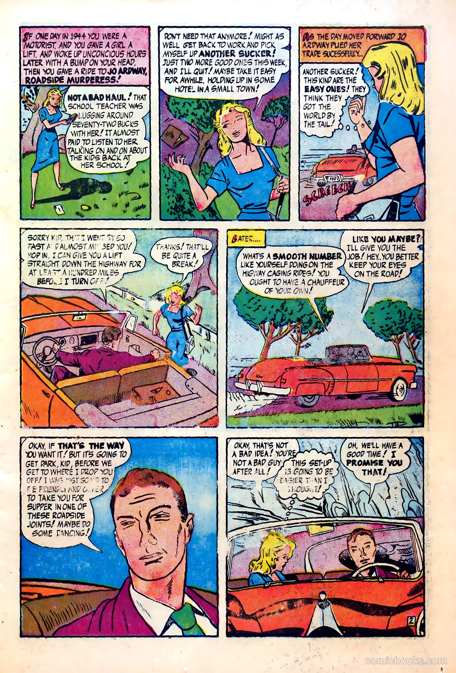 All-Famous Police Cases #15 (1954) — page 13 of 36
