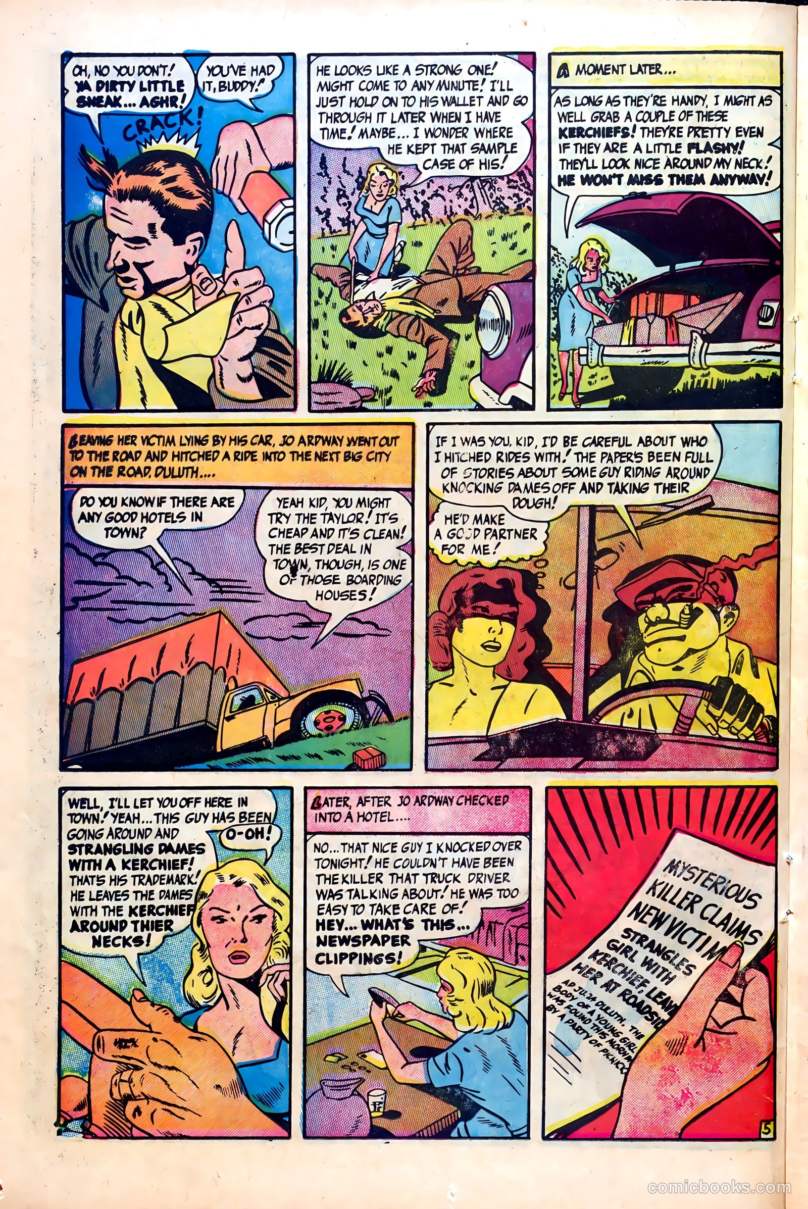 All-Famous Police Cases #15 (1954) — page 16 of 36