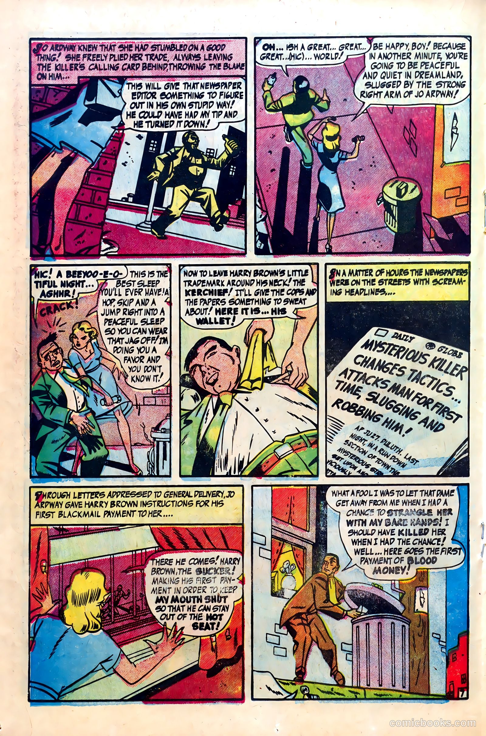 All-Famous Police Cases #15 (1954) — page 18 of 36