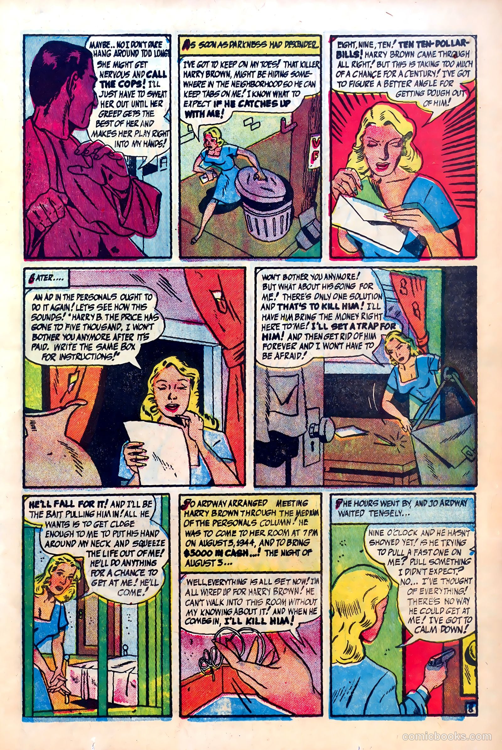 All-Famous Police Cases #15 (1954) — page 19 of 36