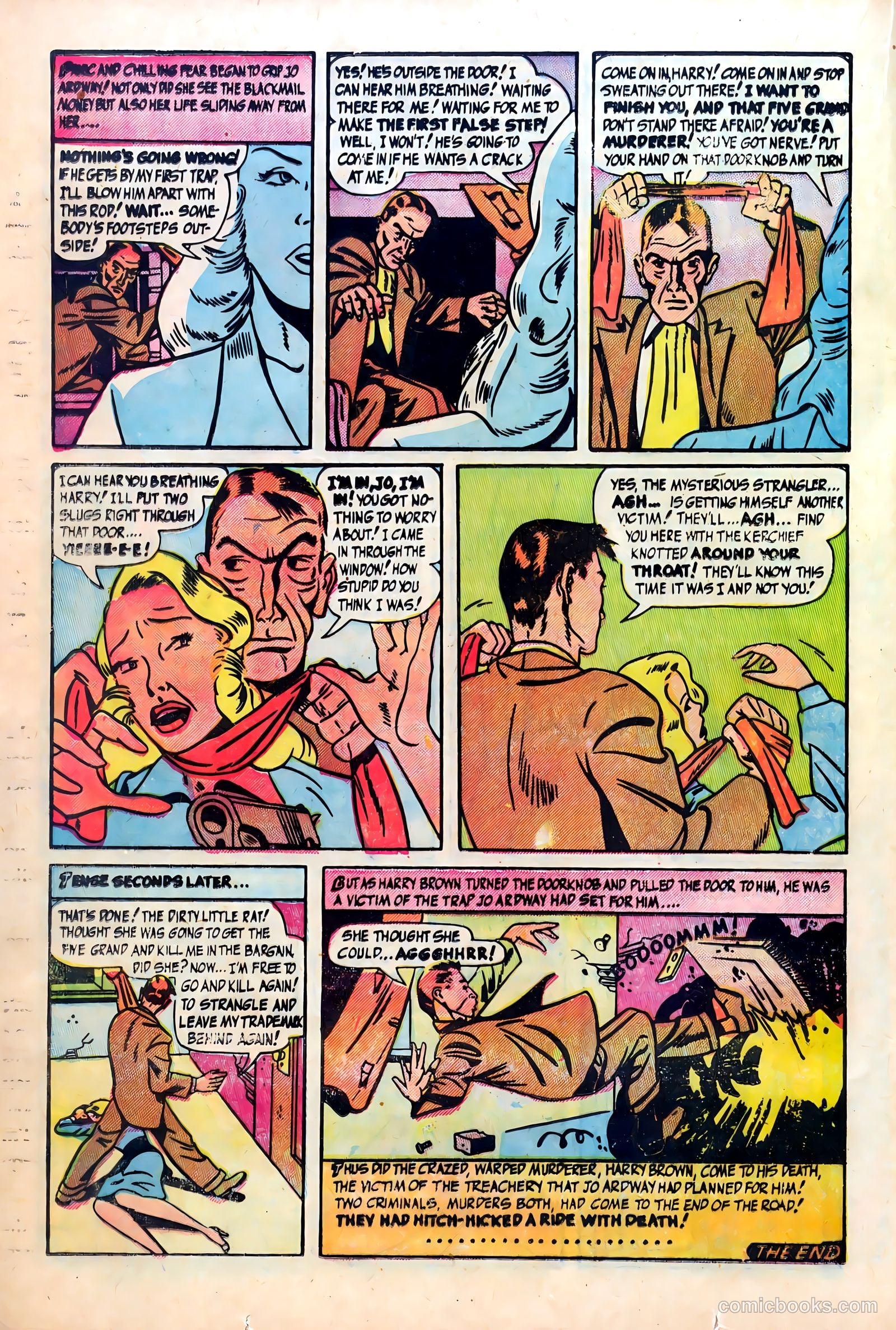 All-Famous Police Cases #15 (1954) — page 20 of 36