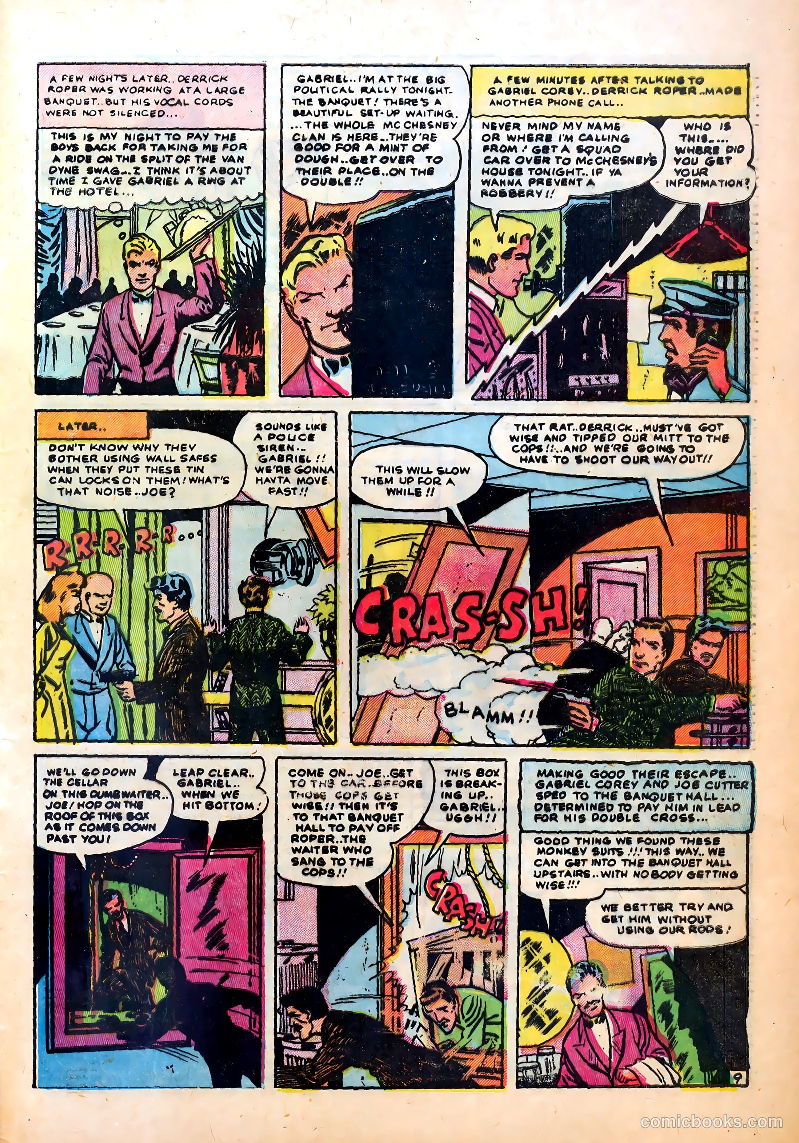 All-Famous Police Cases #15 (1954) — page 33 of 36