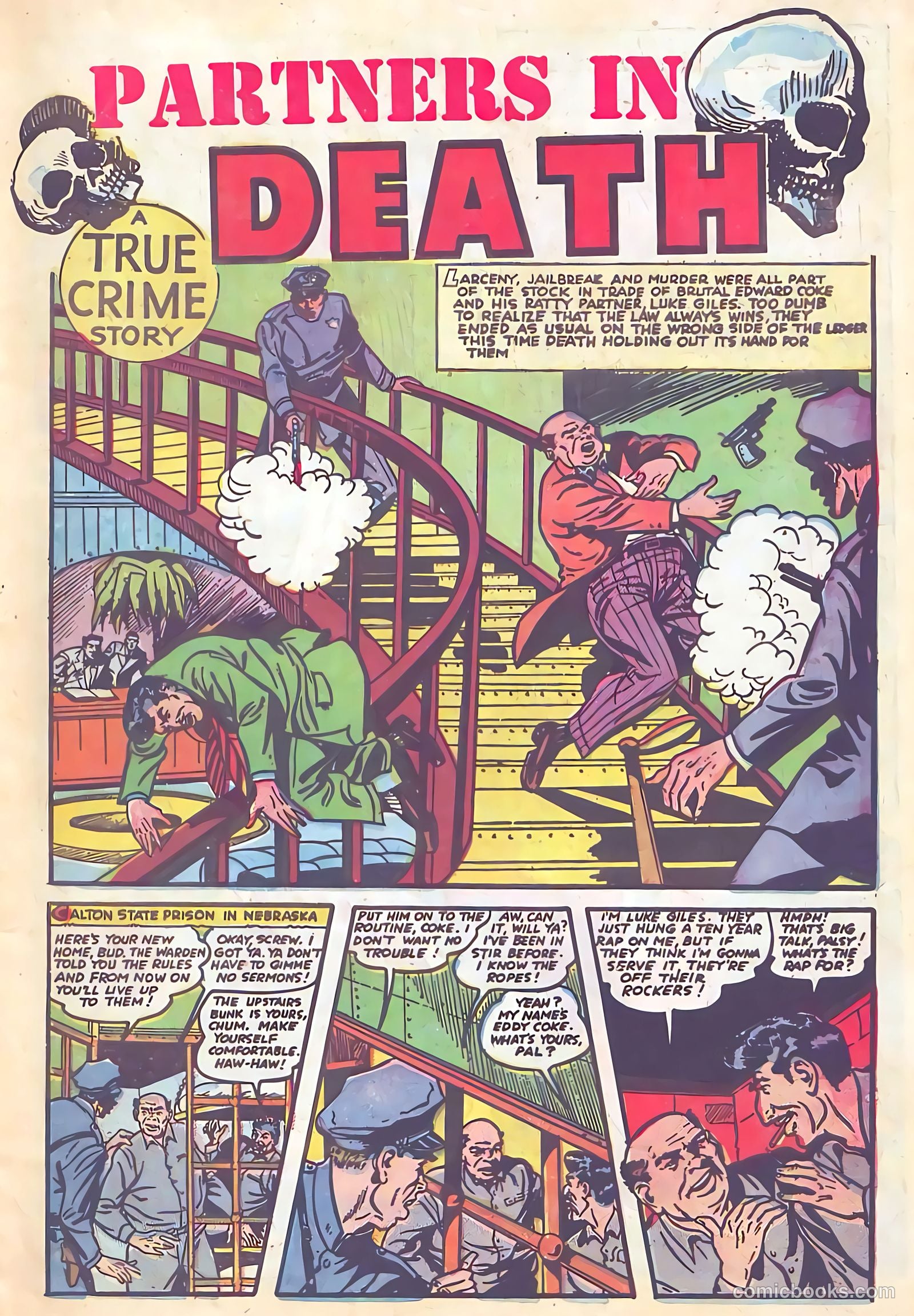 All-Famous Police Cases #16 (1954) — page 3 of 36