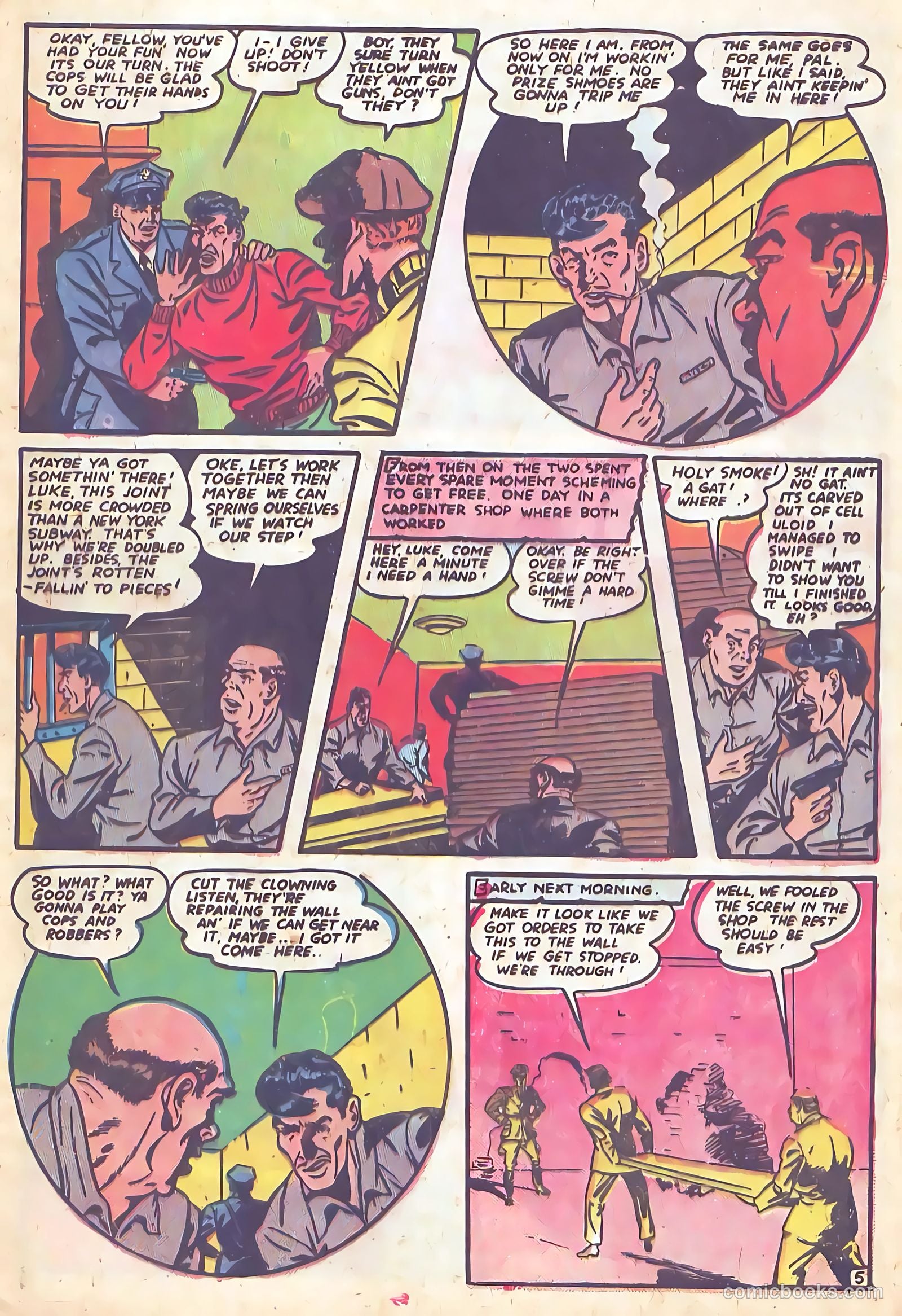 All-Famous Police Cases #16 (1954) — page 7 of 36