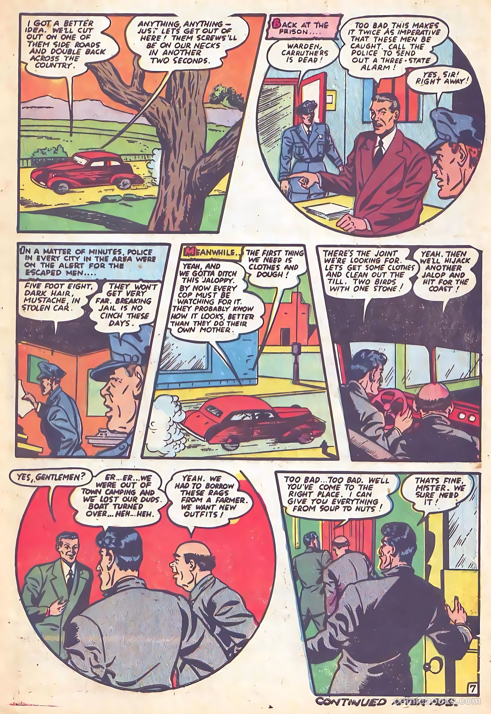 All-Famous Police Cases #16 (1954) — page 9 of 36