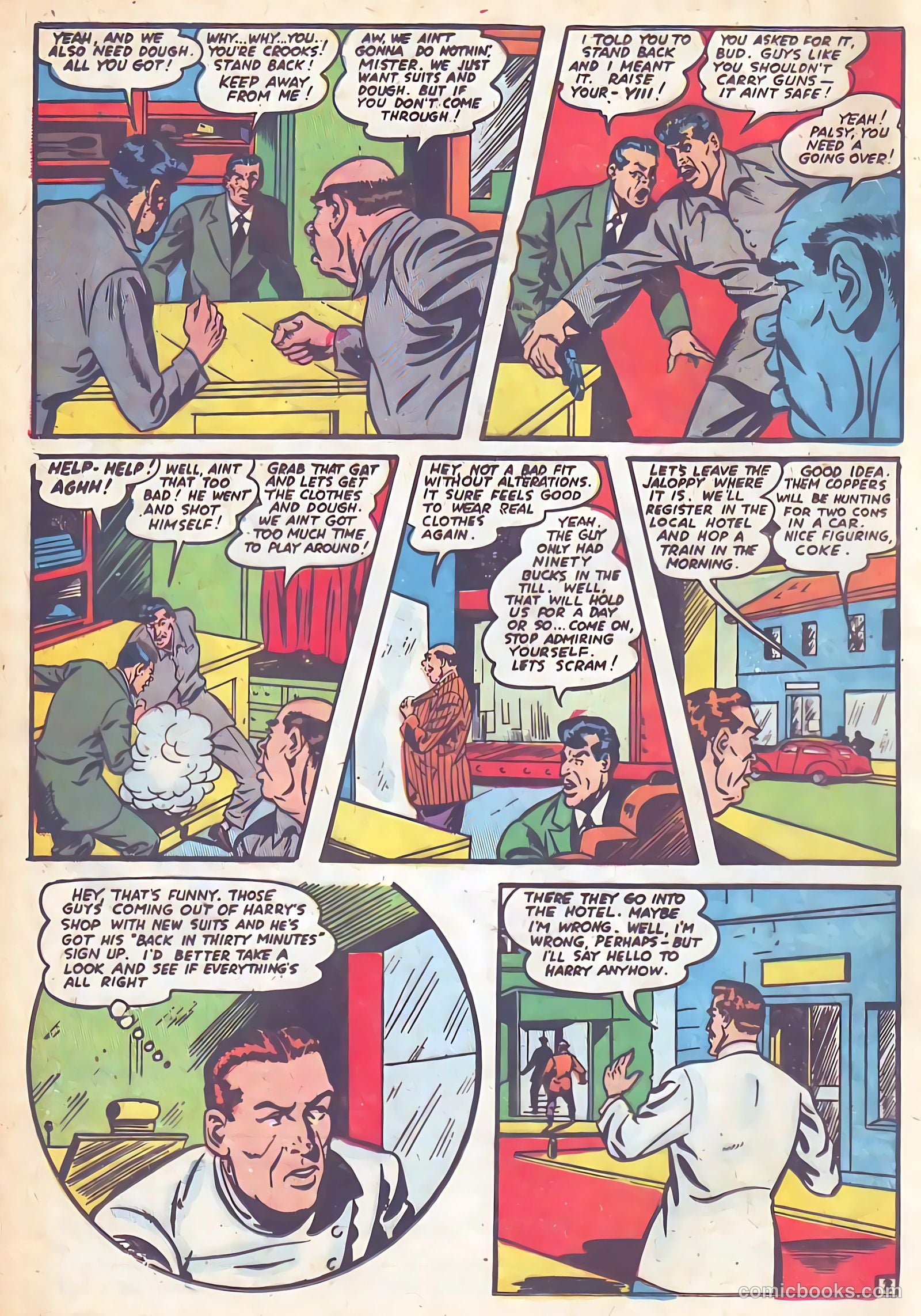 All-Famous Police Cases #16 (1954) — page 12 of 36