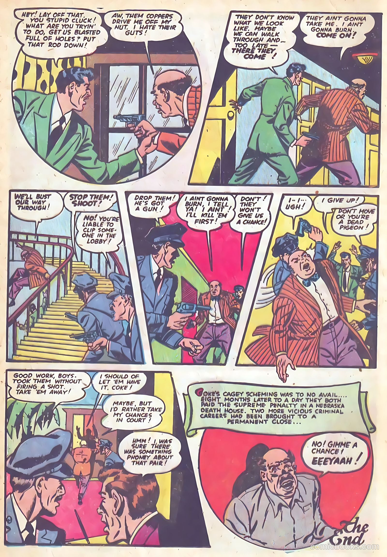 All-Famous Police Cases #16 (1954) — page 14 of 36